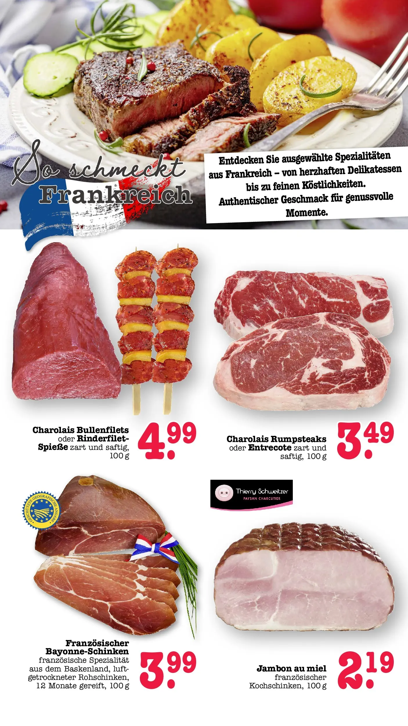 Edeka Prospekt Karlsruhe (ab 20.07.2026) ยป Angebote Online | Seite: 2 | Produkte: Rinderfilet, Spieรe, Entrecote Edeka Prospekt Karlsruhe (ab 20.07.2026) ยป Angebote Online | Seite: 2 | Produkte: Rinderfilet, Spieรe, Entrecote