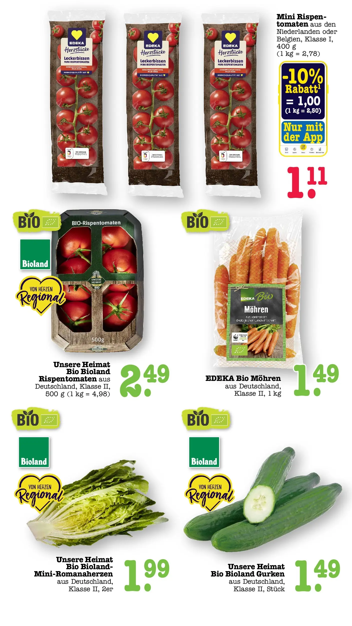 Edeka Prospekt Karlsruhe (ab 20.07.2026) ยป Angebote Online | Seite: 27 | Produkte: Tomaten, Mohren, Gurken Edeka Prospekt Karlsruhe (ab 20.07.2026) ยป Angebote Online | Seite: 27 | Produkte: Tomaten, Mohren, Gurken
