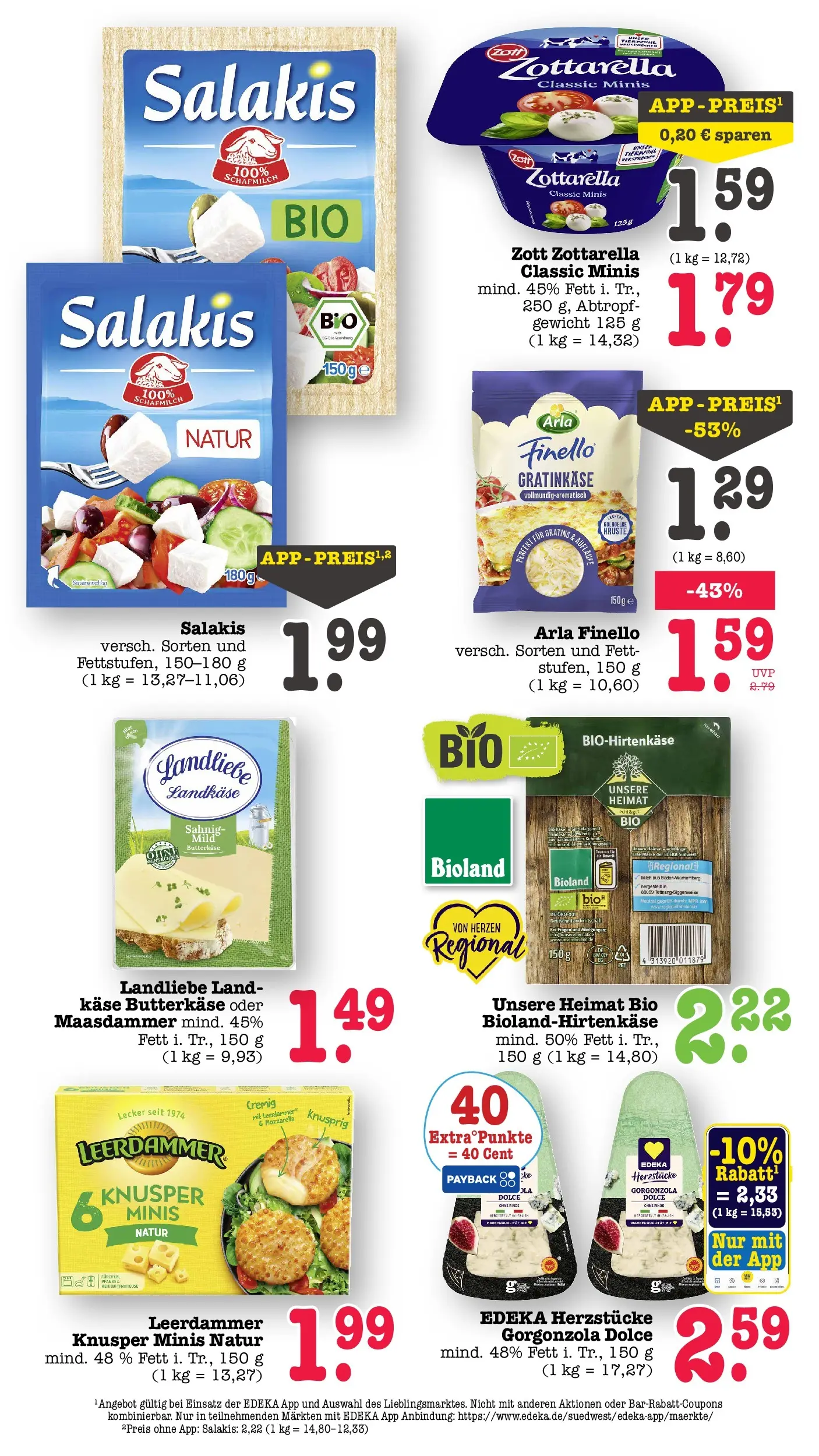 Edeka Prospekt Karlsruhe (ab 20.07.2026) ยป Angebote Online | Seite: 33 | Produkte: Gewicht, Kรคse, Mozzarella, Leerdammer Edeka Prospekt Karlsruhe (ab 20.07.2026) ยป Angebote Online | Seite: 33 | Produkte: Gewicht, Kรคse, Mozzarella, Leerdammer