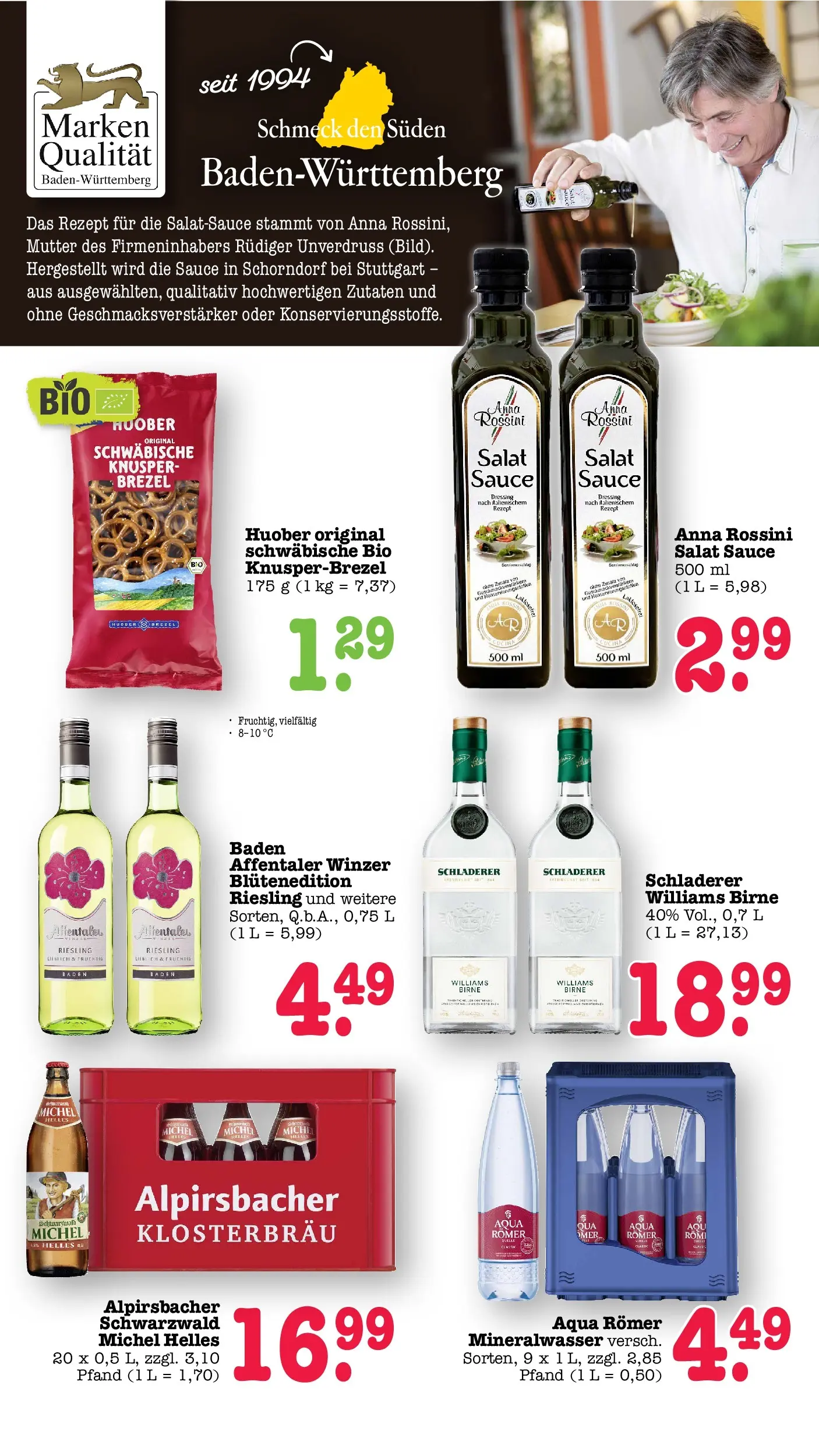Edeka Prospekt Karlsruhe (ab 20.07.2026) ยป Angebote Online | Seite: 48 | Produkte: Mineralwasser, Birne, Salat Edeka Prospekt Karlsruhe (ab 20.07.2026) ยป Angebote Online | Seite: 48 | Produkte: Mineralwasser, Birne, Salat