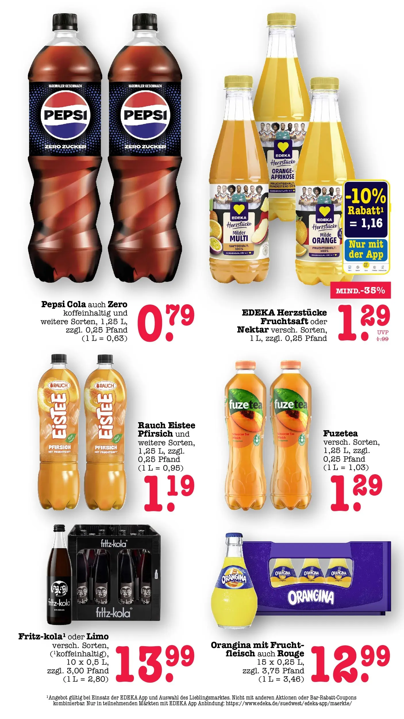 Edeka Prospekt Karlsruhe (ab 20.07.2026) ยป Angebote Online | Seite: 50 | Produkte: Pfirsich, Pepsi, Tee, Fruchtsaft Edeka Prospekt Karlsruhe (ab 20.07.2026) ยป Angebote Online | Seite: 50 | Produkte: Pfirsich, Pepsi, Tee, Fruchtsaft