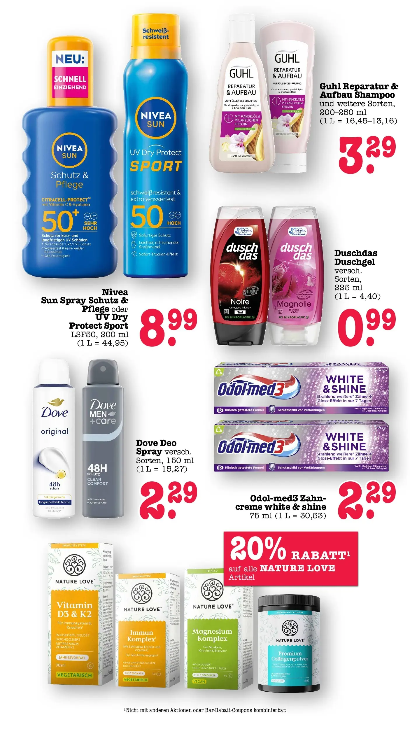 Edeka Prospekt Karlsruhe (ab 20.07.2026) ยป Angebote Online | Seite: 60 | Produkte: Shampoo, Spรผlung, Creme, Duschgel Edeka Prospekt Karlsruhe (ab 20.07.2026) ยป Angebote Online | Seite: 60 | Produkte: Shampoo, Spรผlung, Creme, Duschgel