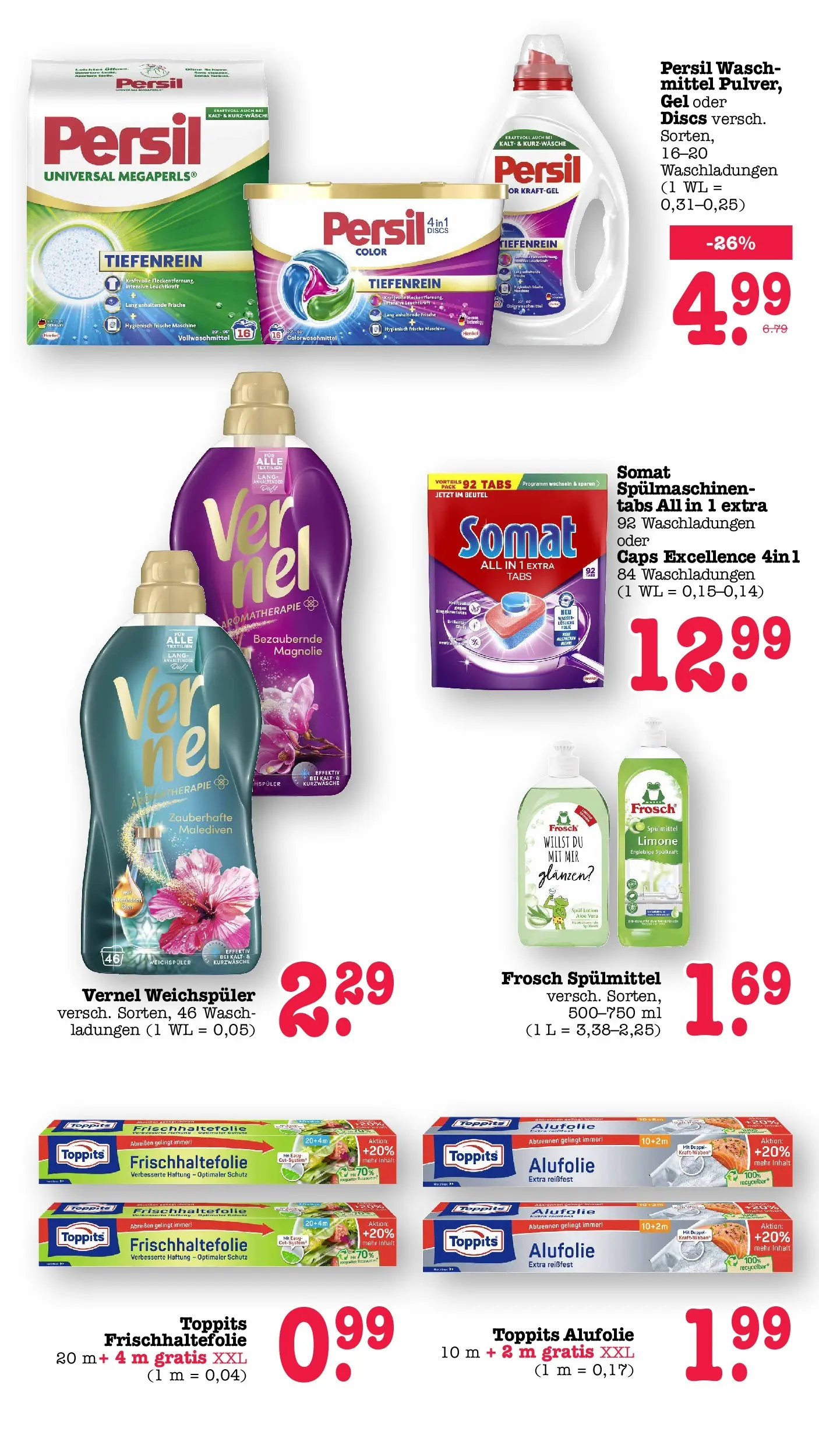 Edeka Prospekt Karlsruhe (ab 20.07.2026) ยป Angebote Online | Seite: 61 | Produkte: Persil discs, Weichspรผler, Vernel, Persil Edeka Prospekt Karlsruhe (ab 20.07.2026) ยป Angebote Online | Seite: 61 | Produkte: Persil discs, Weichspรผler, Vernel, Persil