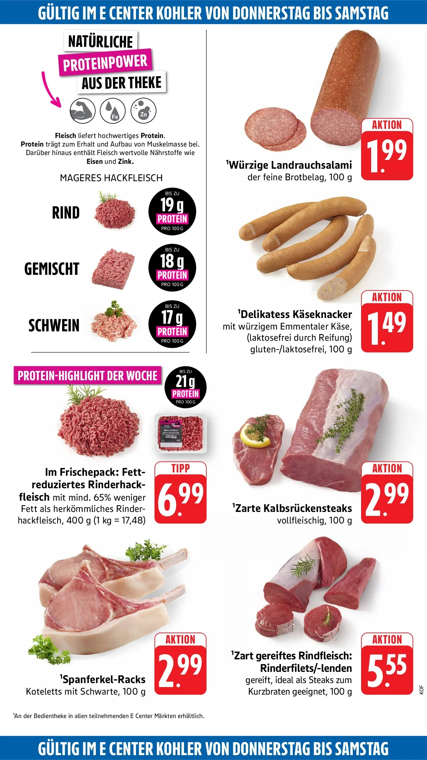 Edeka Prospekt Offenburg (ab 20.07.2026) » Angebote Online | Seite: 46 | Produkte: Theke, Rindfleisch, Fleisch, Hackfleisch