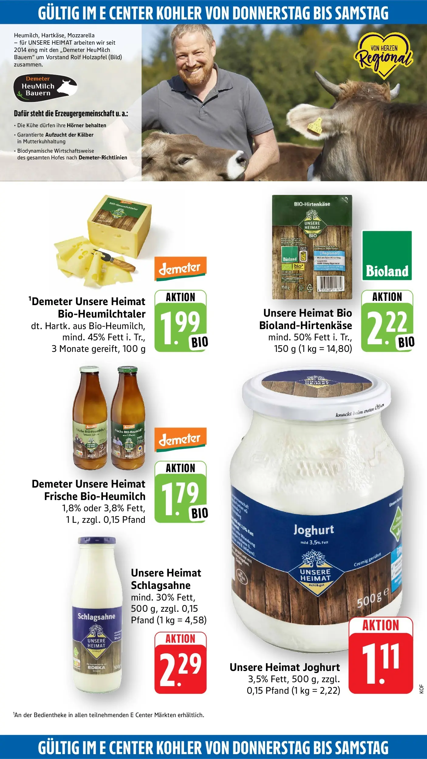 Edeka Prospekt Offenburg (ab 20.07.2026) » Angebote Online | Seite: 49 | Produkte: Schlagsahne, Joghurt, Mozzarella