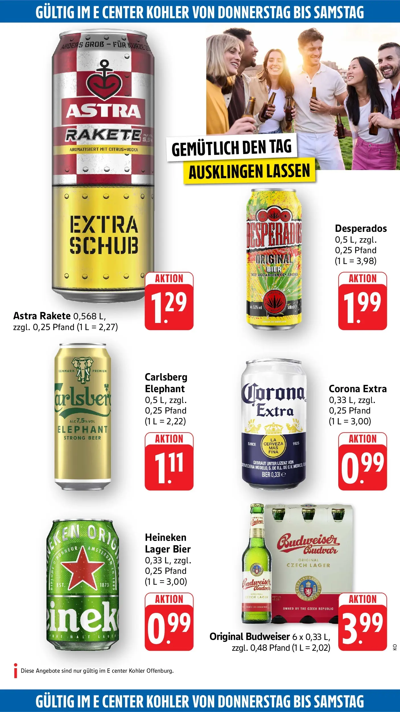Edeka Prospekt Offenburg (ab 20.07.2026) » Angebote Online | Seite: 53 | Produkte: Carlsberg, Bier, Astra, Budweiser