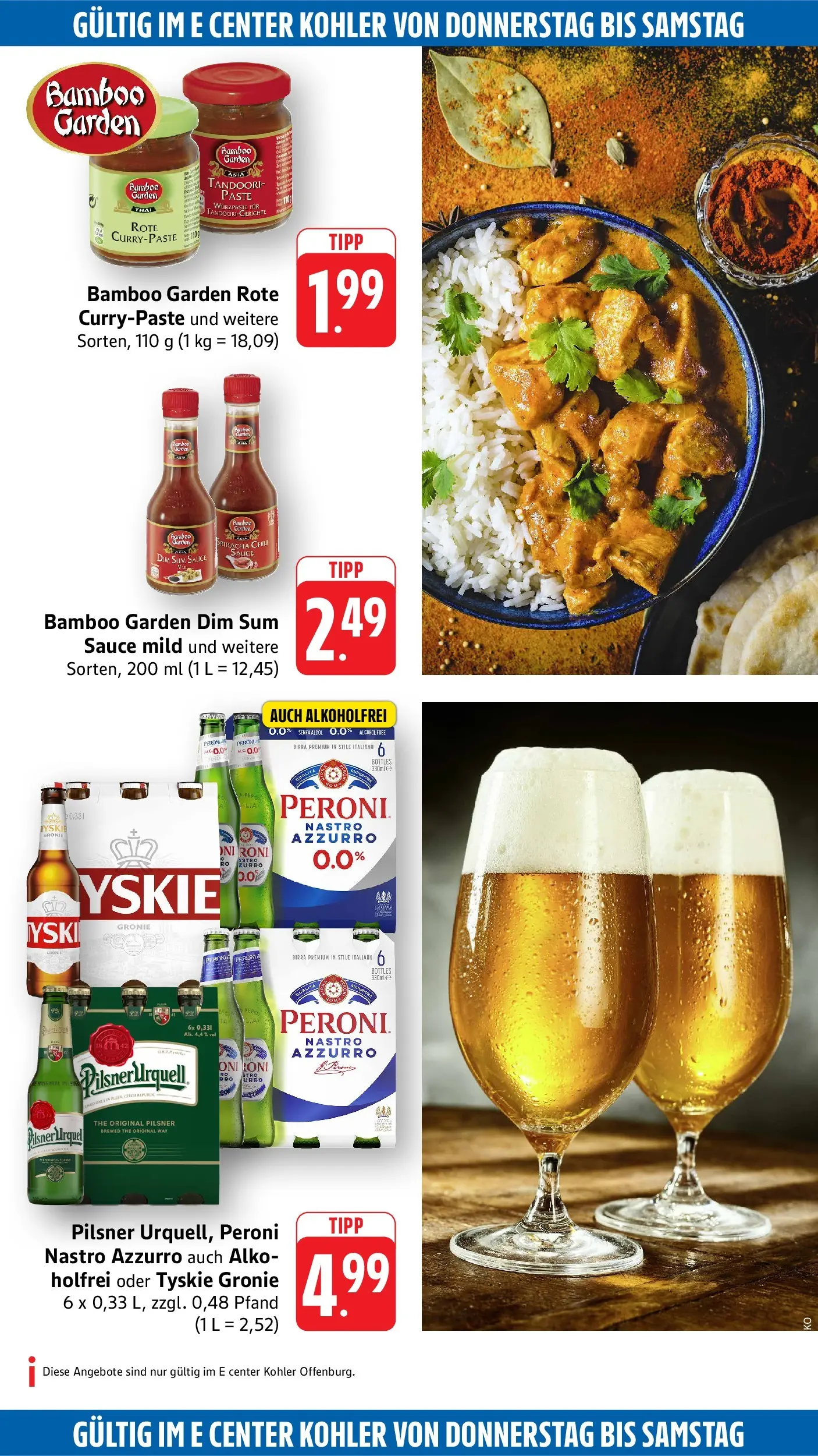 Edeka Prospekt Offenburg (ab 20.07.2026) » Angebote Online | Seite: 55 | Produkte: Tyskie, Pilsner urquell, Chili
