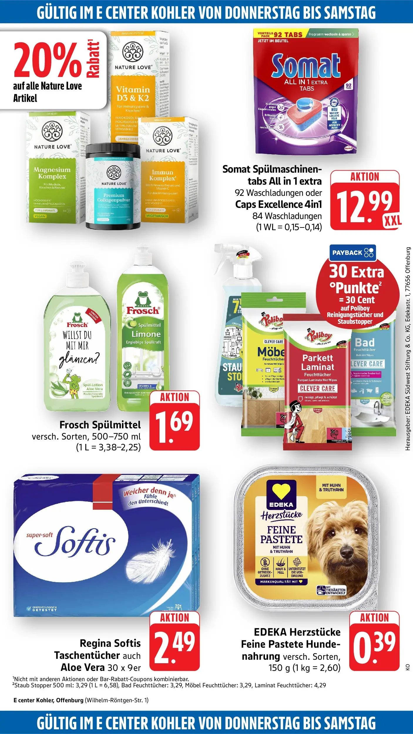 Edeka Prospekt Offenburg (ab 20.07.2026) » Angebote Online | Seite: 56 | Produkte: Bad, Reinigungstücher, Getreide