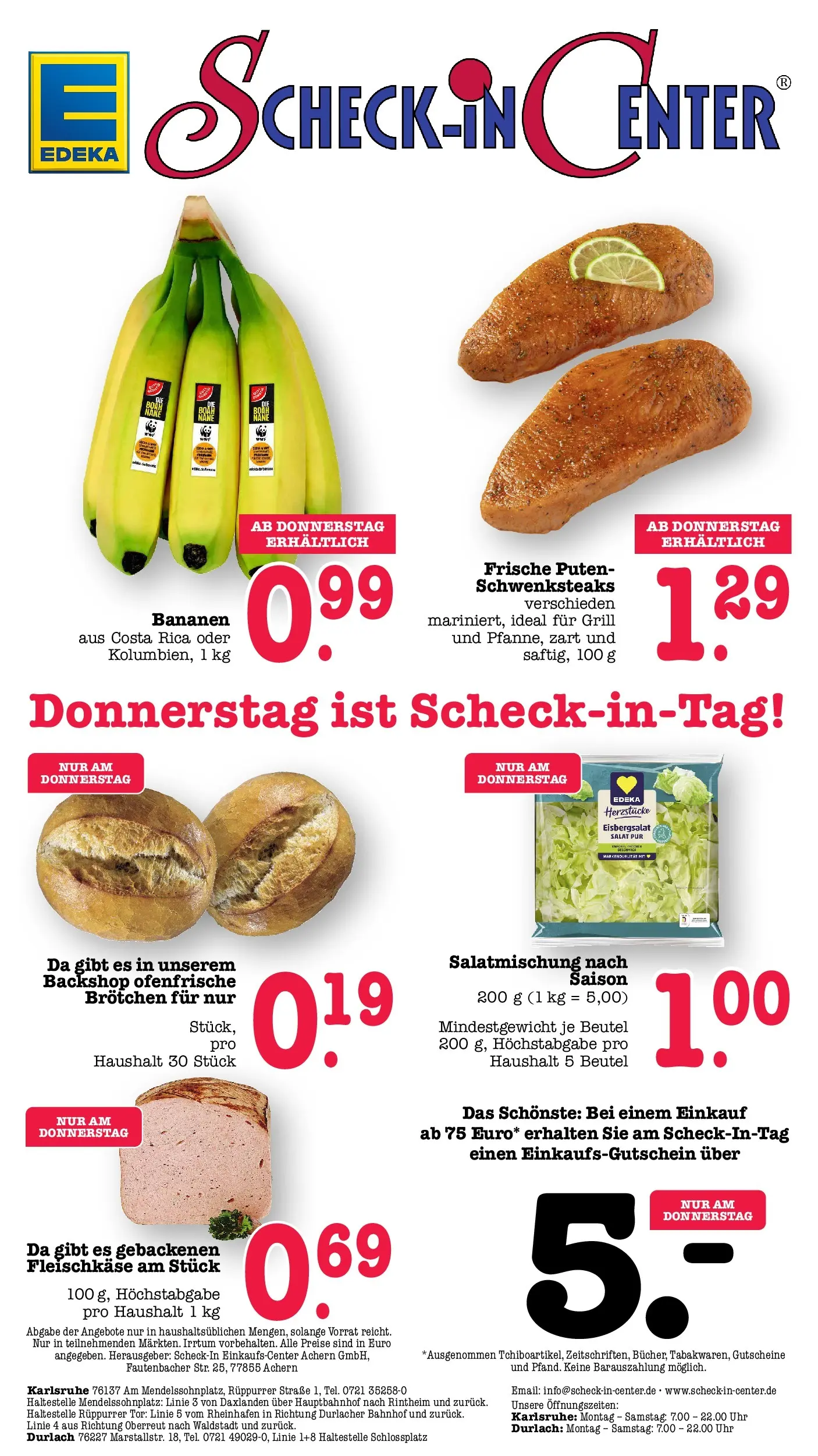 Edeka Prospekt Karlsruhe (ab 20.07.2026) ยป Angebote Online | Seite: 74 | Produkte: Grill, Bananen, Eisbergsalat, Ofenfrische Edeka Prospekt Karlsruhe (ab 20.07.2026) ยป Angebote Online | Seite: 74 | Produkte: Grill, Bananen, Eisbergsalat, Ofenfrische