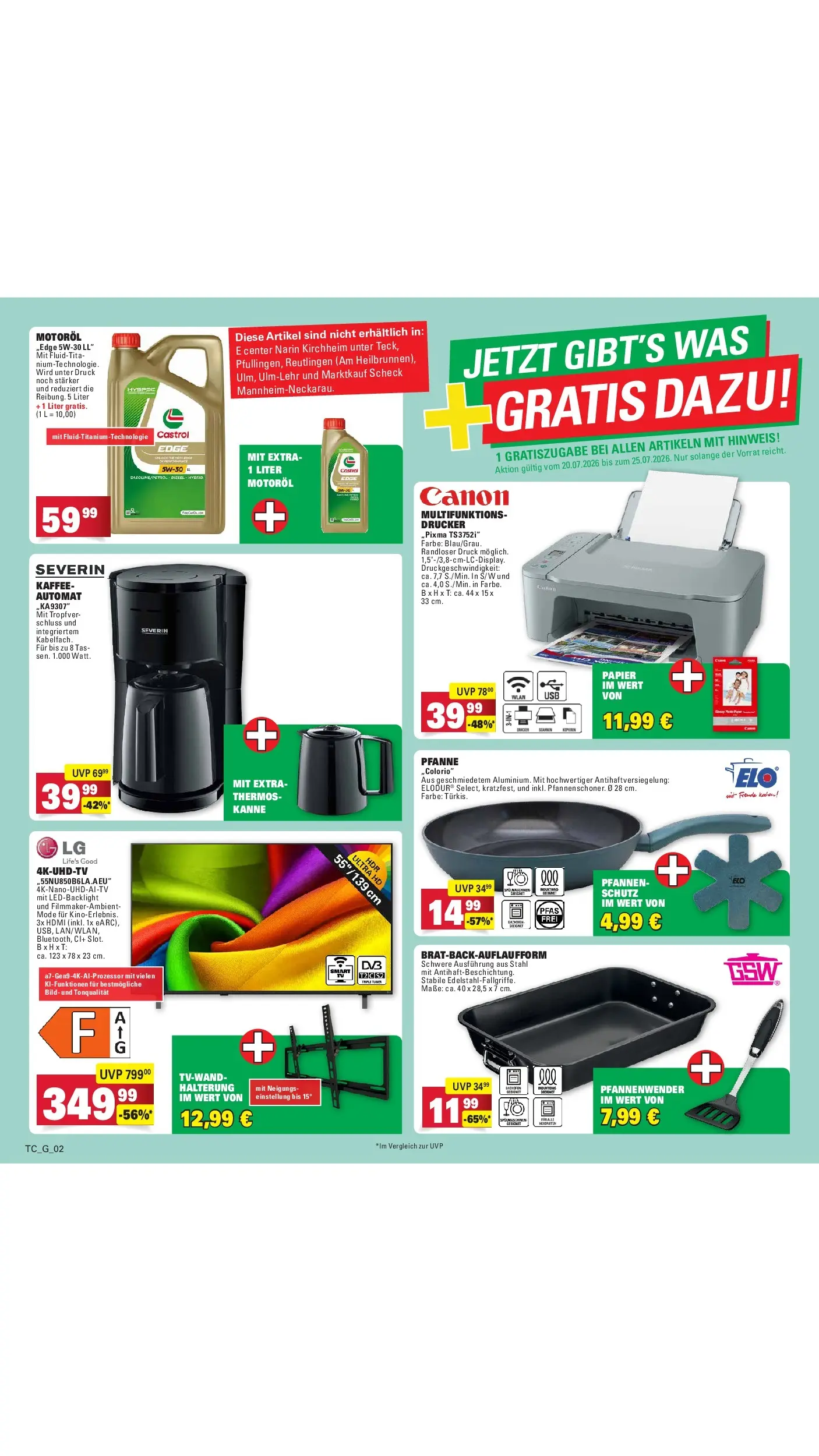 Edeka Prospekt Mannheim-Wohlgelegen (ab 20.07.2026) ยป Angebote Online | Seite: 74 | Produkte: Kaffee, Drucker Edeka Prospekt Mannheim-Wohlgelegen (ab 20.07.2026) ยป Angebote Online | Seite: 74 | Produkte: Kaffee, Drucker