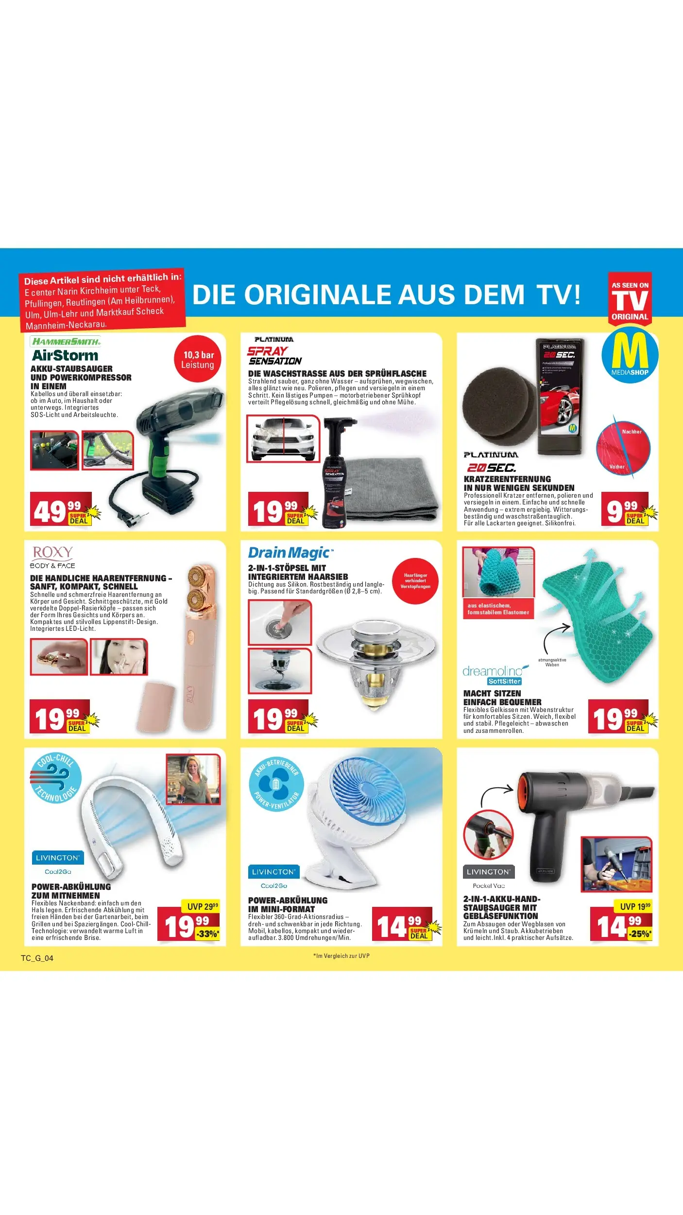 Edeka Prospekt Mannheim-Wohlgelegen (ab 20.07.2026) ยป Angebote Online | Seite: 76 | Produkte: Staubsauger, Lippenstift, Wasser, TV Edeka Prospekt Mannheim-Wohlgelegen (ab 20.07.2026) ยป Angebote Online | Seite: 76 | Produkte: Staubsauger, Lippenstift, Wasser, TV