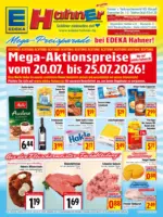 Hahners Verbrauchermarkt Edeka Hahner: Wochenangebote - bis 25.07.2026