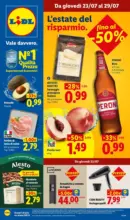 Lidl L'estate del risparmio. Fino al -50%!! - al 29.07.2026