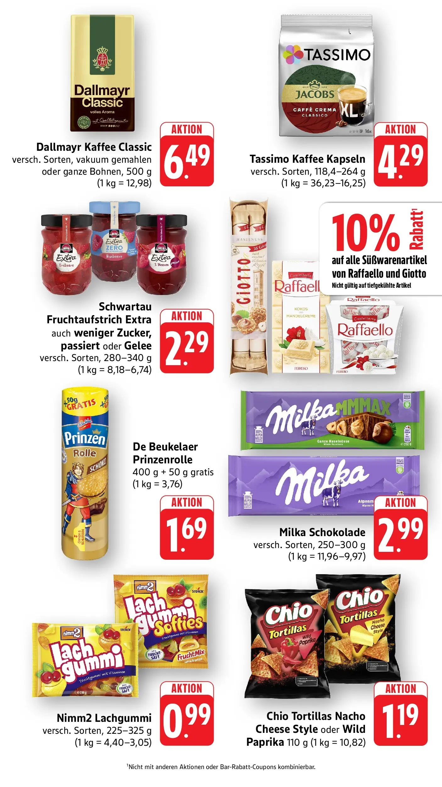 Edeka prospekt Offenburg-Zunsweier (ab 20.07.2026) » Angebote Online | Seite: 5 | Produkte: Raffaello, Schokolade, Milka, Chio tortillas