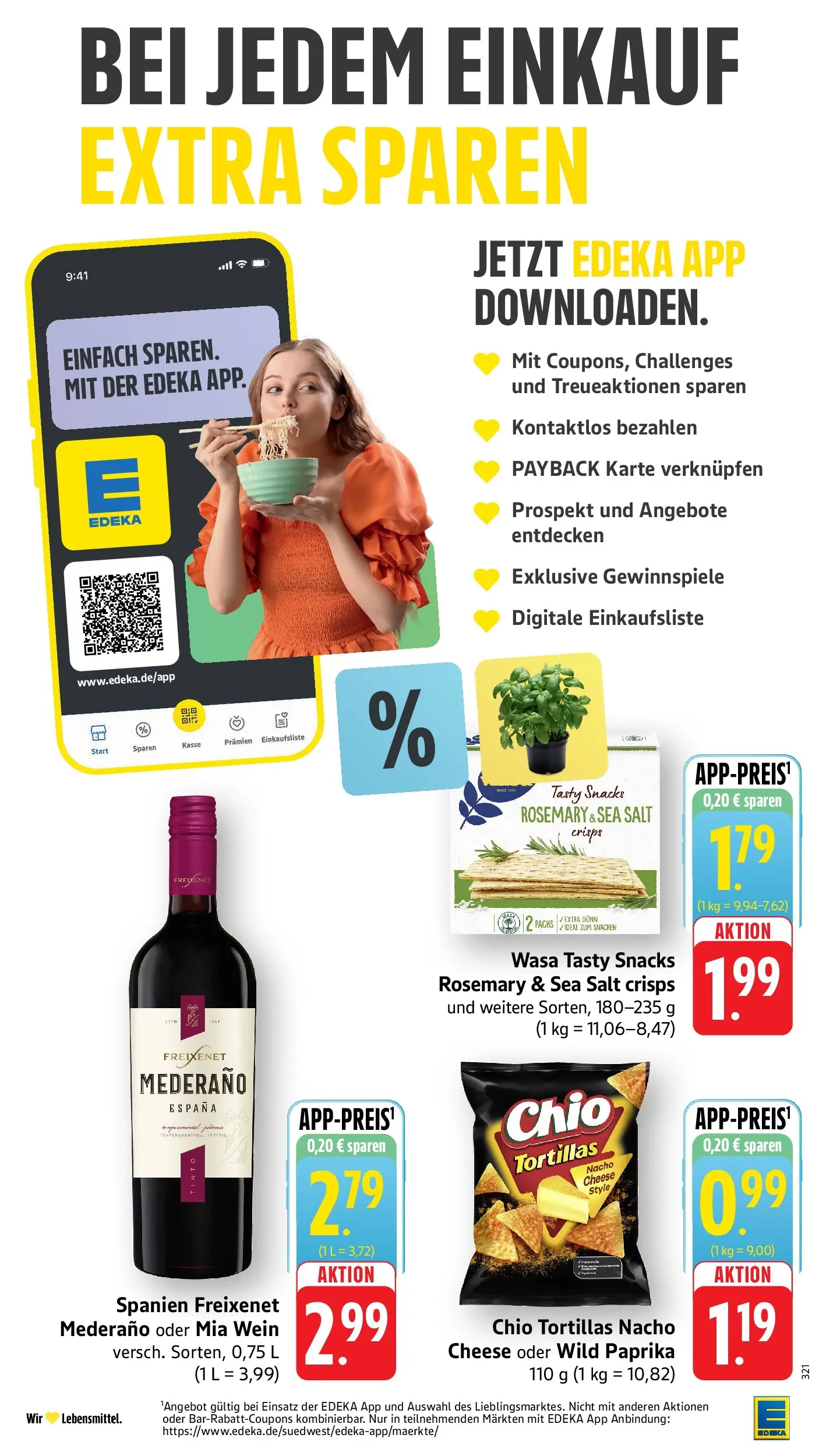 Edeka Prospekt Trier (ab 20.07.2026) » Angebote Online | Seite: 11 | Produkte: Freixenet mederano, Paprika, Chio tortillas, Wein