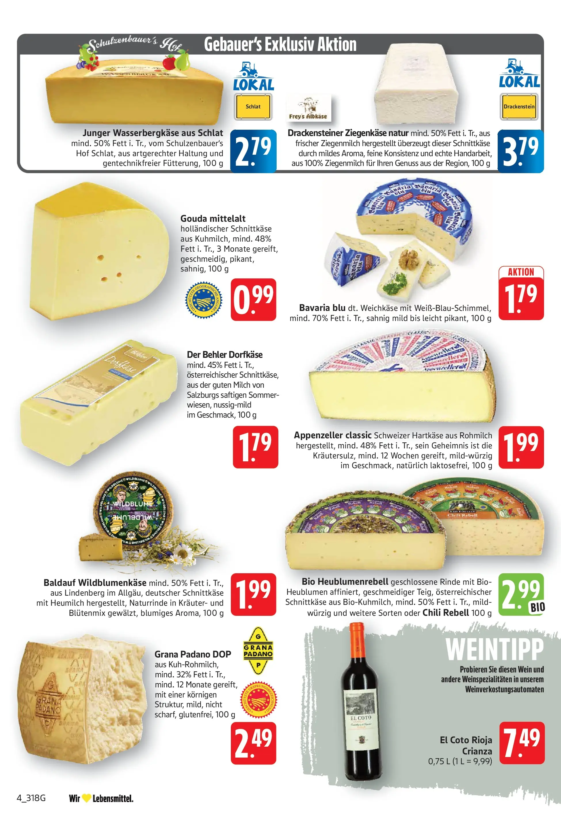 Edeka prospekt Geislingen (ab 20.07.2026) » Angebote Online | Seite: 4 | Produkte: Milch, Gouda, Ziegenkäse, Chili