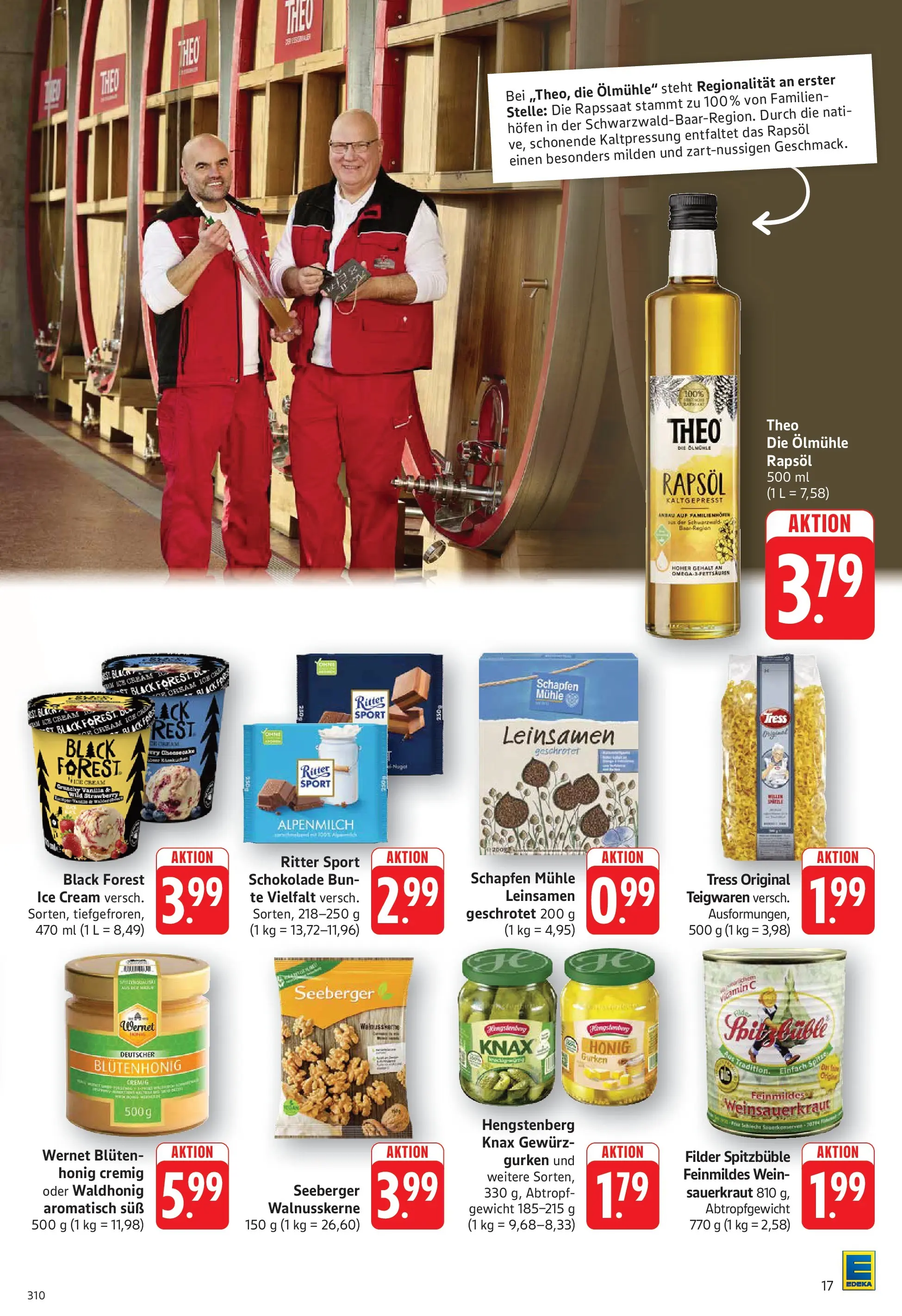 Edeka prospekt Geislingen (ab 20.07.2026) » Angebote Online | Seite: 17 | Produkte: Schokolade, Rapsöl, Ritter sport, Wein