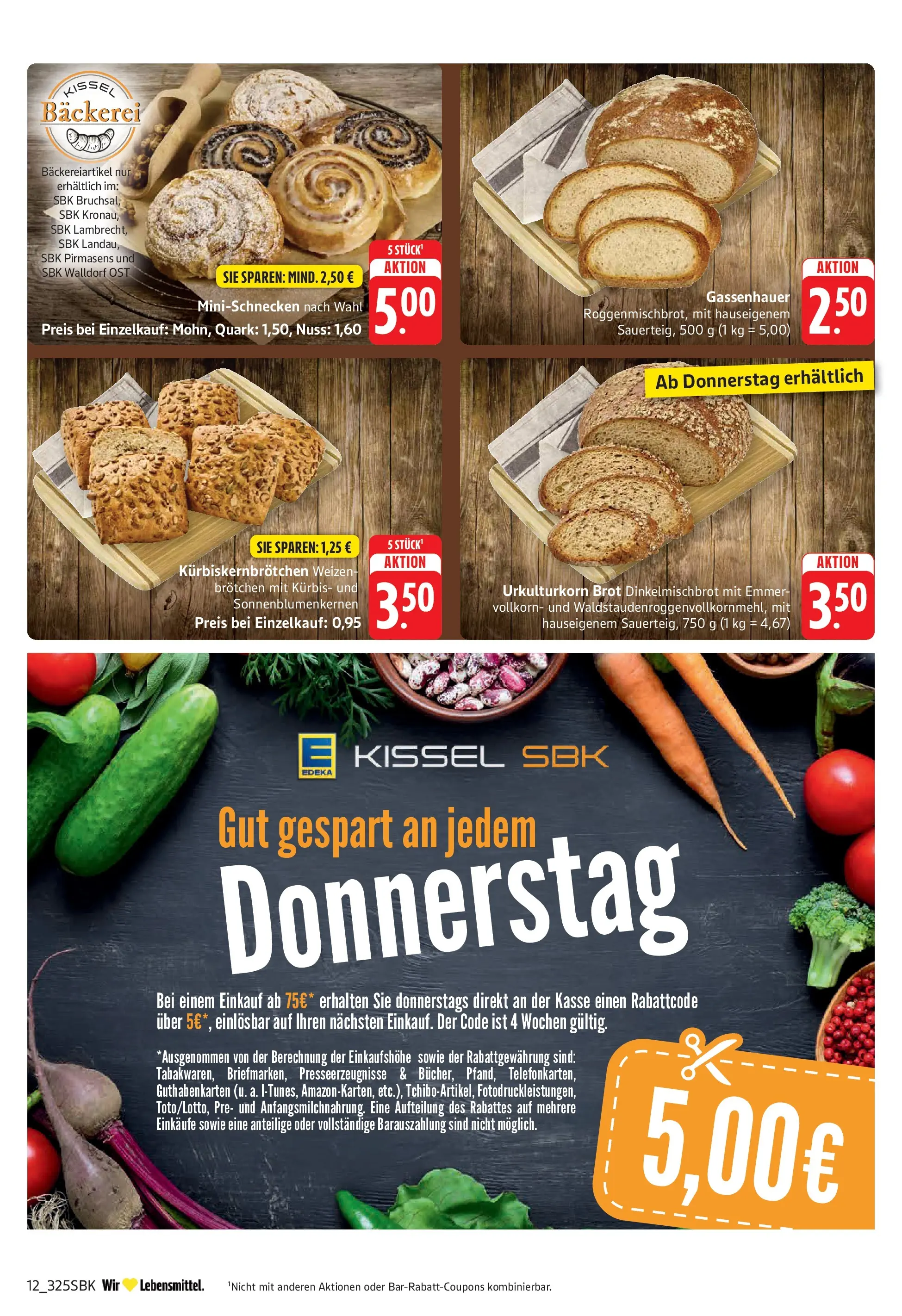 Edeka Prospekt Walldorf (ab 20.07.2026) » Angebote Online | Seite: 12 | Produkte: Bäckerei, Quark, Kürbis, Brot