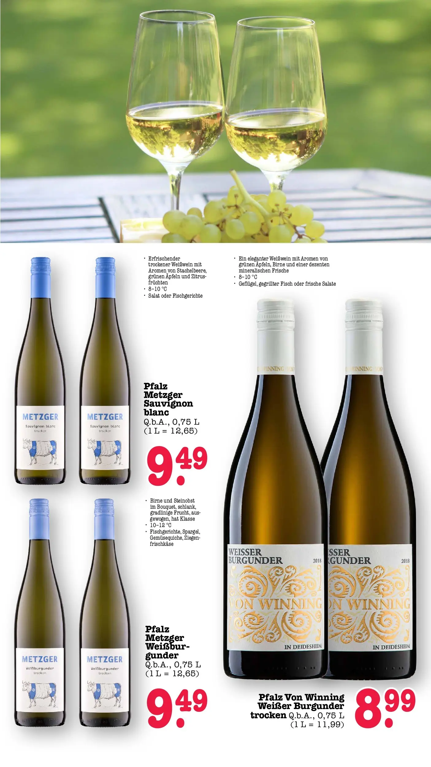 Marktkauf Prospekt Wörth Am Rhein (ab 20.07.2026) » Angebote ab Montag | Seite: 46 | Produkte: Weißwein, Fisch, Salat, Frischkase Marktkauf Prospekt Wörth Am Rhein (ab 20.07.2026) » Angebote online | Seite: 46 | Produkte: Weißwein, Fisch, Salat, Frischkase