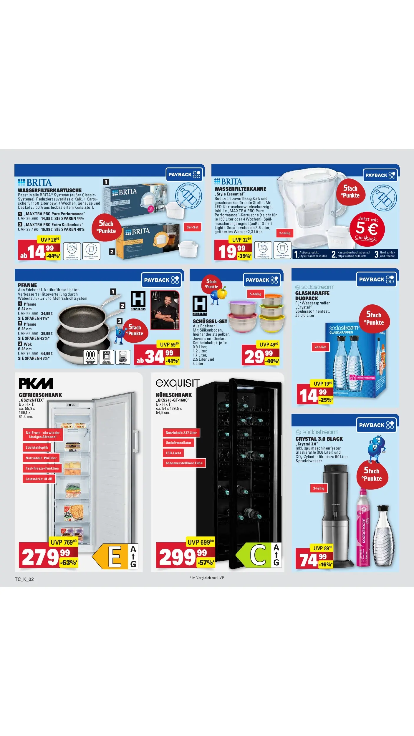 Edeka Prospekt Reutlingen (ab 20.07.2026) ยป Angebote Online | Seite: 61 | Produkte: Gefrierschrank, Kรผhlschrank, Wok, Sodastream Edeka Prospekt Reutlingen (ab 20.07.2026) ยป Angebote Online | Seite: 61 | Produkte: Gefrierschrank, Kรผhlschrank, Wok, Sodastream