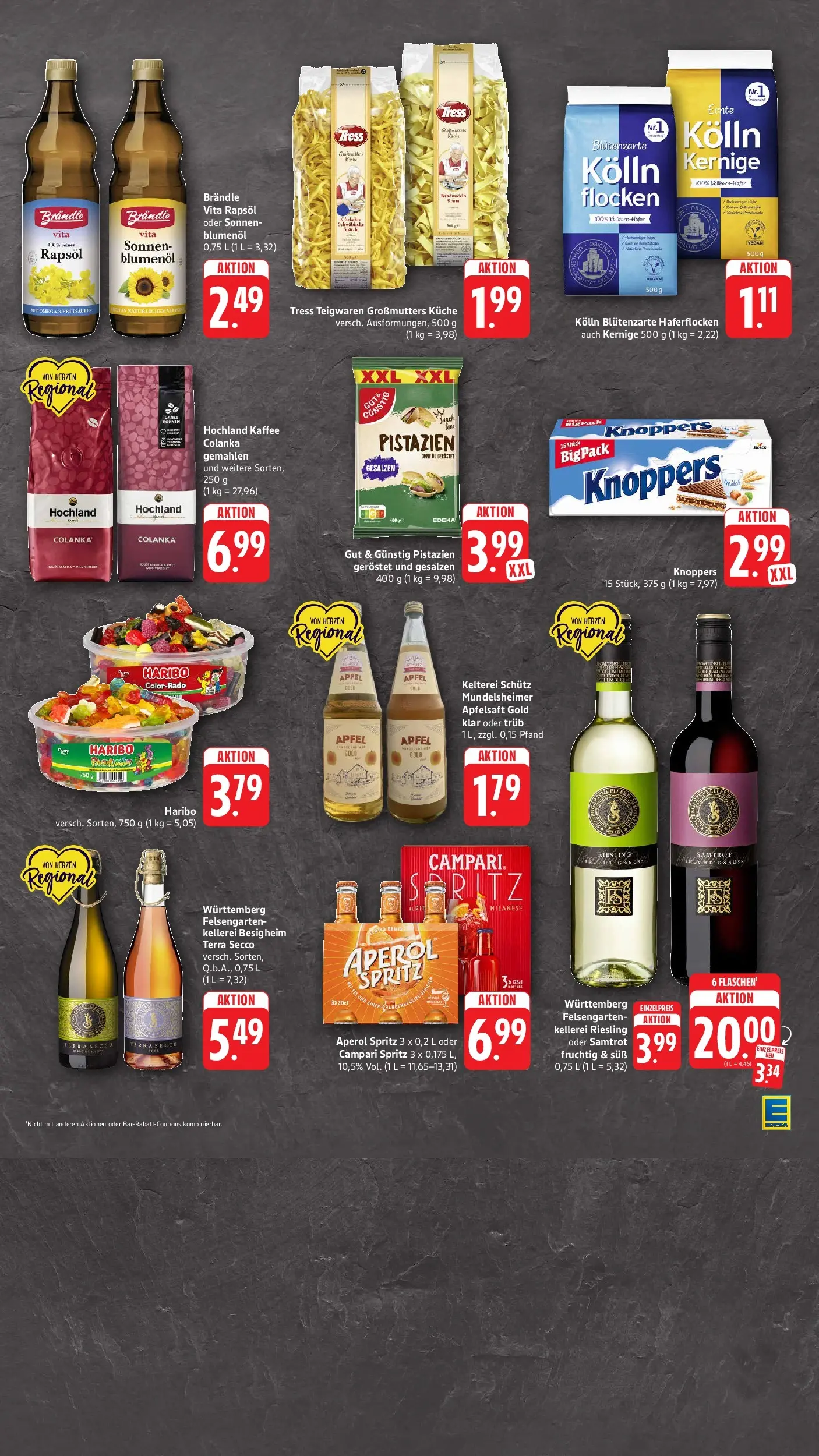 E center Prospekt Besigheim (ab 20.07.2026) zum Blättern | Seite: 3 | Produkte: Kolln, Haribo, Äpfel, Knoppers