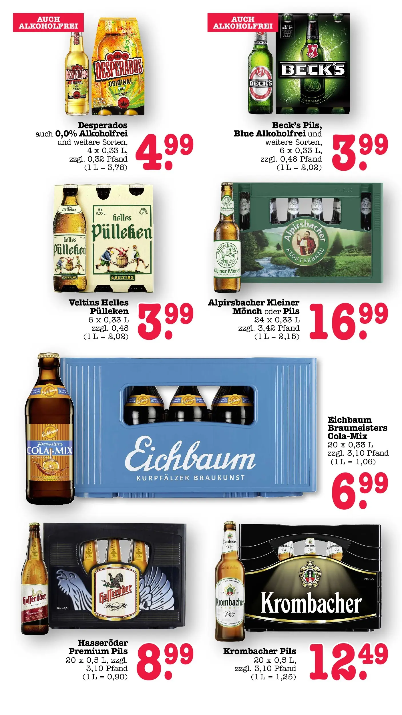 Edeka Prospekt Mannheim-Wohlgelegen (ab 20.07.2026) ยป Angebote Online | Seite: 46 | Produkte: Bier, Pils, Desperados, Krombacher Edeka Prospekt Mannheim-Wohlgelegen (ab 20.07.2026) ยป Angebote Online | Seite: 46 | Produkte: Bier, Pils, Desperados, Krombacher