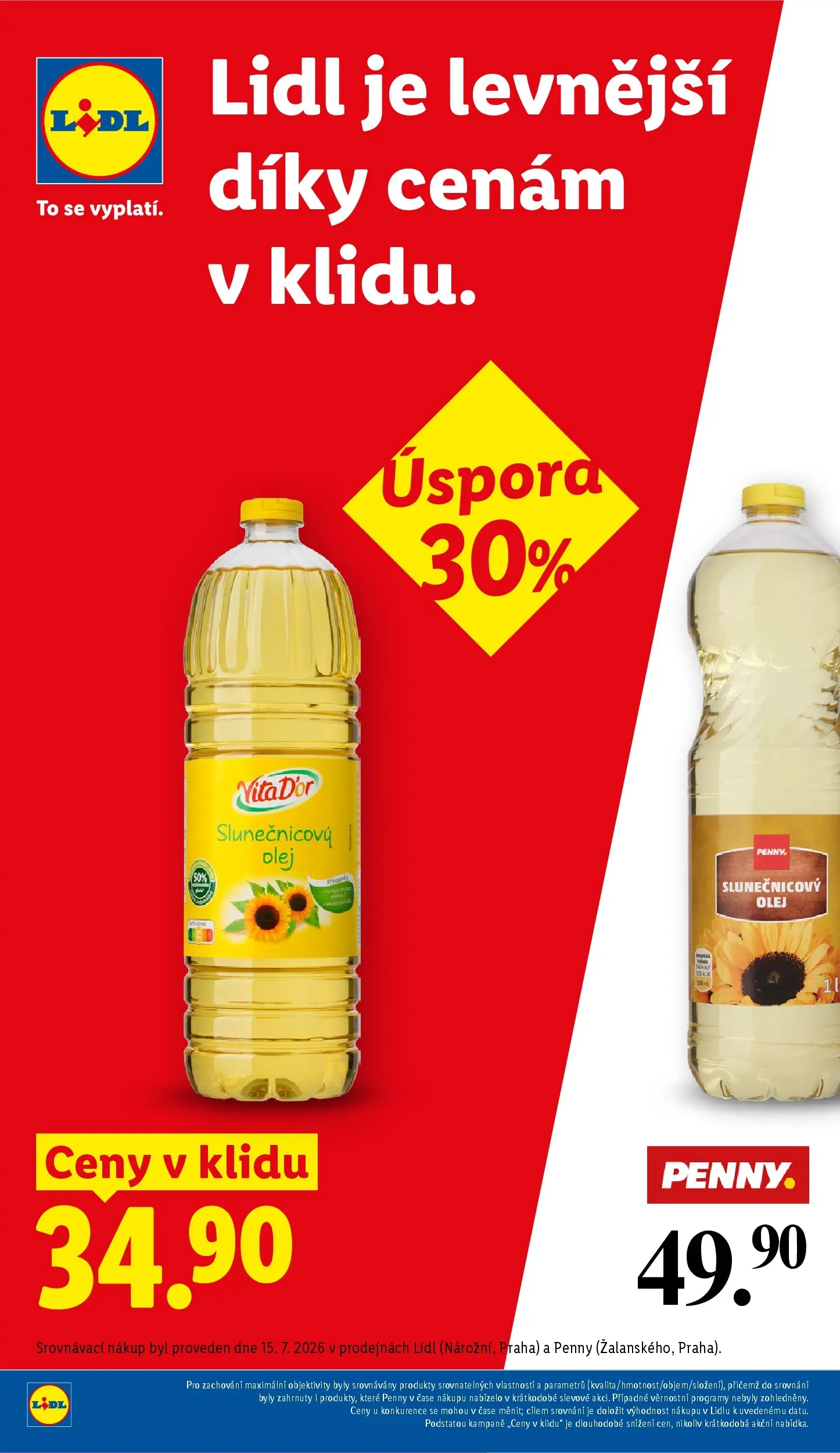 Lidl leták od 20.07.2026 - Nový akční leták | Strana: 6 | Produkty: Olej, Slunečnicový olej