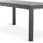 JYSK Masă grădină TYDAL 95x208/272 negru