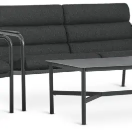 JYSK Set terasă LILLESTROEM 4 pers. negru