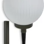 JYSK JYSK Lampă solară HAUKUGLE &Oslash;18x46 cm albă