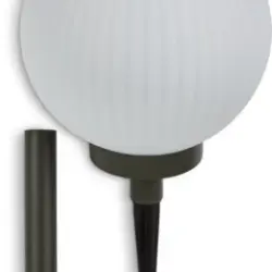 JYSK Lampă solară HAUKUGLE &Oslash;18x46 cm albă