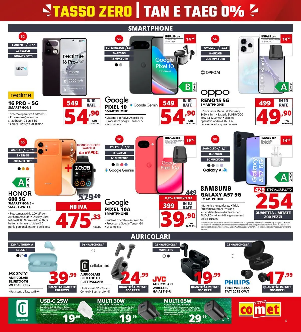 Nuovo Comet - Tasso zero da Comet! dal 16/07/2026 > offerte anteprima 🛍️ | Pagina: 3 | Prodotti: Smartphone, Laptop, USB, Samsung