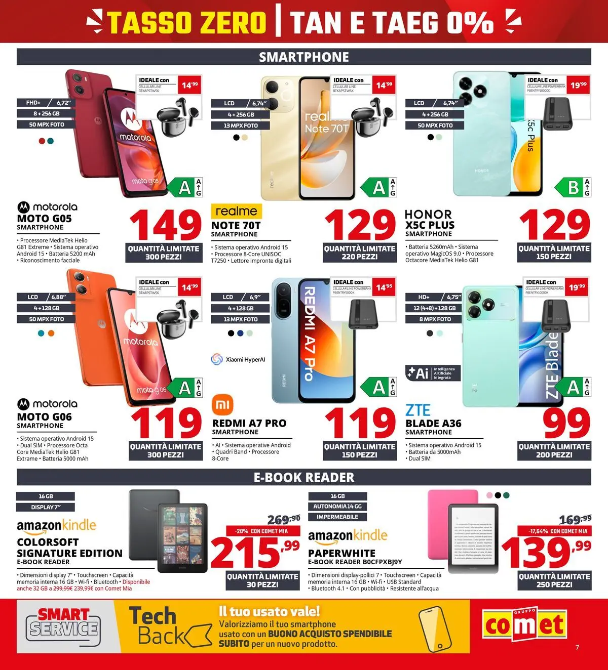 Nuovo Comet - Tasso zero da Comet! dal 16/07/2026 > offerte anteprima 🛍️ | Pagina: 7 | Prodotti: Xiaomi, Smartphone, Batteria