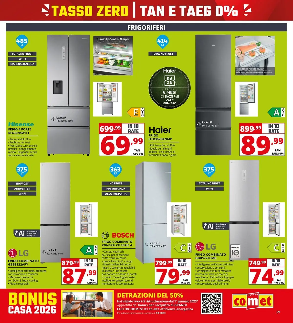 Nuovo Comet - Tasso zero da Comet! dal 16/07/2026 > offerte anteprima 🛍️ | Pagina: 29 | Prodotti: Pesce, Acqua