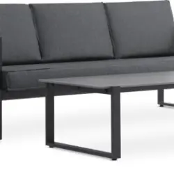 JYSK Set terasă VONGE 5pers. negru