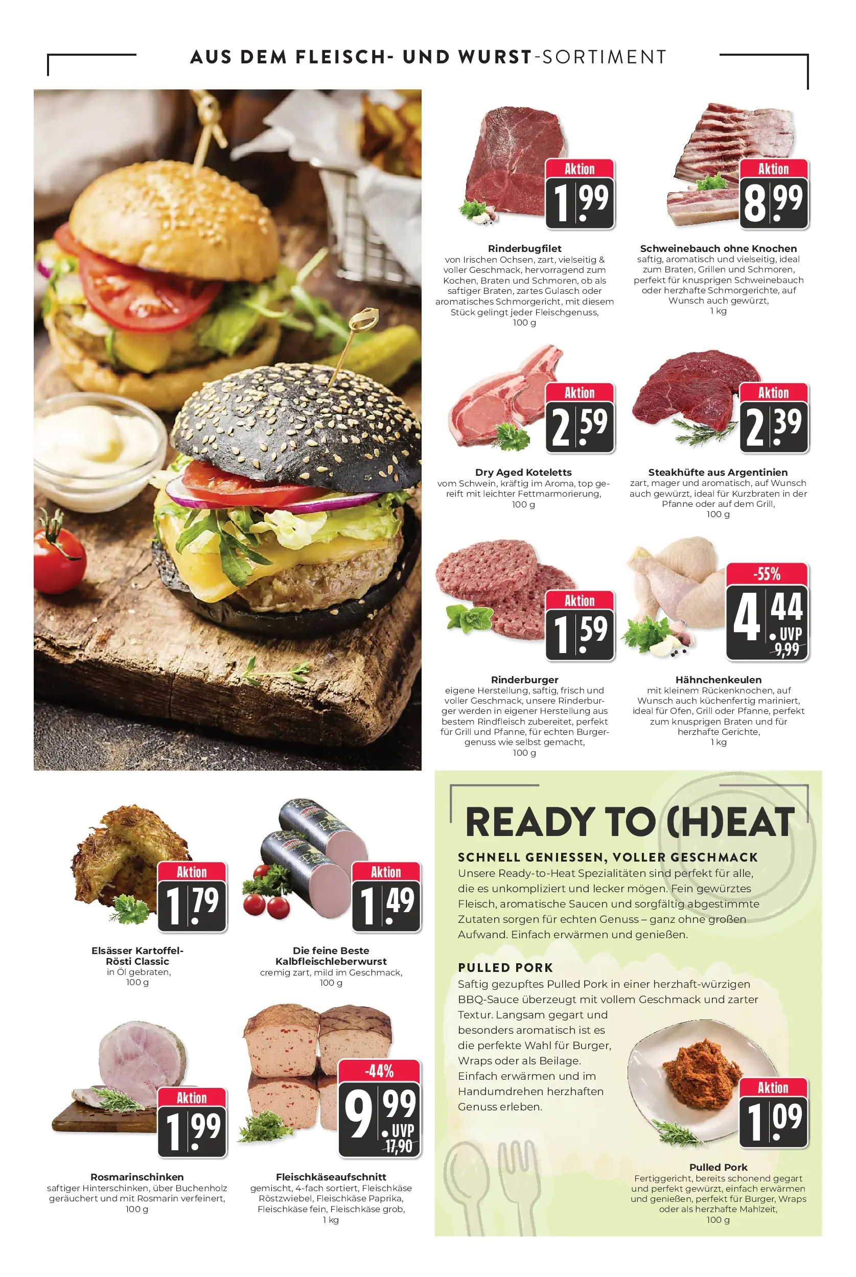 Edeka prospekt Schliengen (ab 20.07.2026) » Angebote Online | Seite: 4 | Produkte: Grill, Schweinebauch, Burger, Fleisch