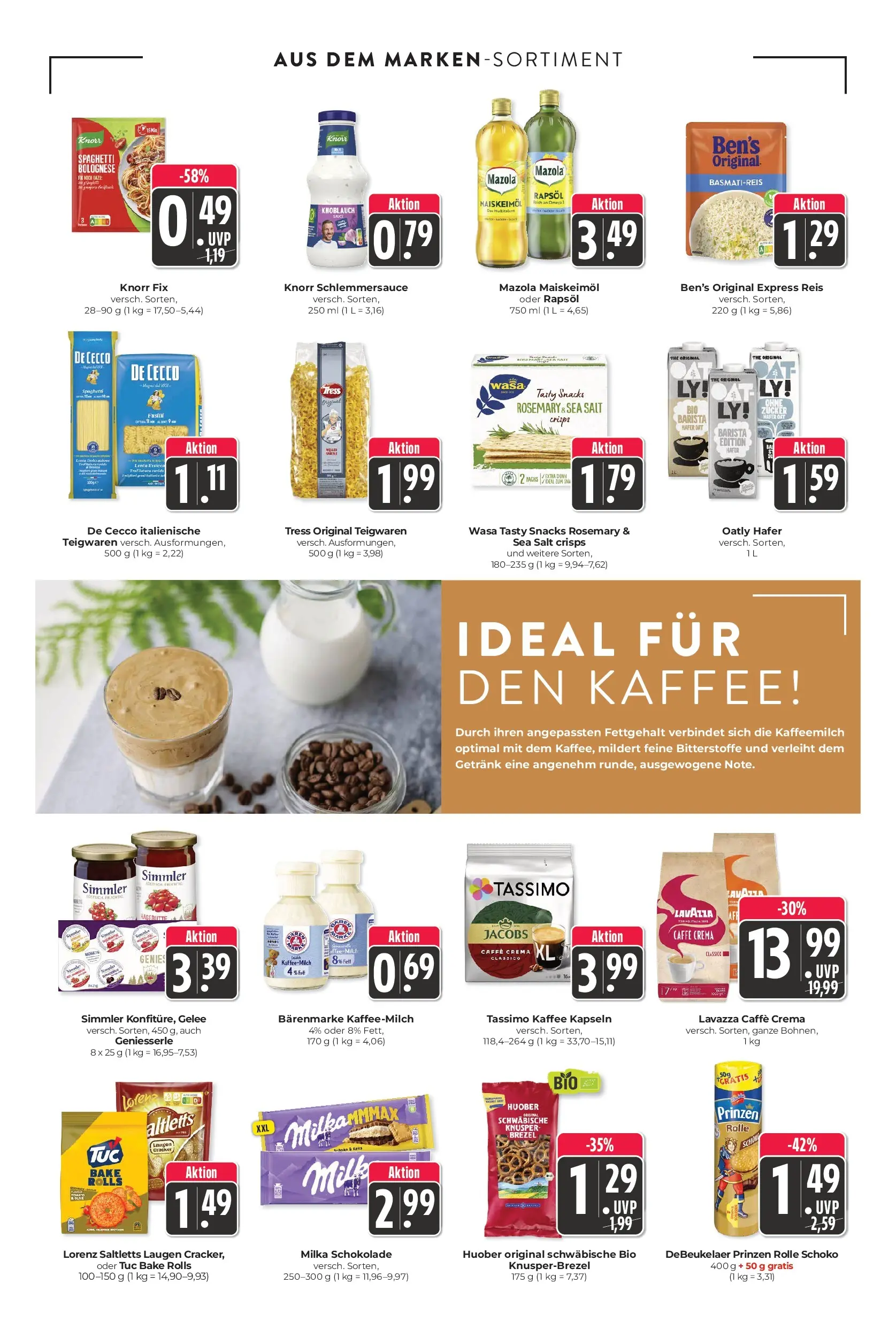 Edeka prospekt Schliengen (ab 20.07.2026) » Angebote Online | Seite: 12 | Produkte: Knorr fix, Basmatireis, Knoblauch, Tassimo