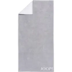 Handtuch 50/100 cm Classic Doubleface Silberfarben