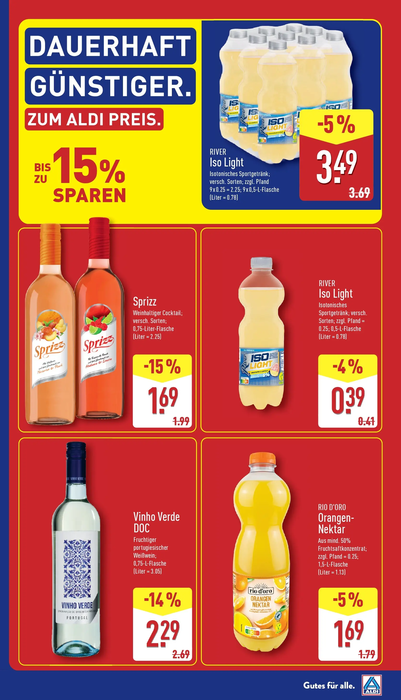 Aldi - ALDI Nord: Wochenangebote (ab 27.07.2026) » Angebote Online | Seite: 5 | Produkte: Weißwein, Orangen, Himbeere