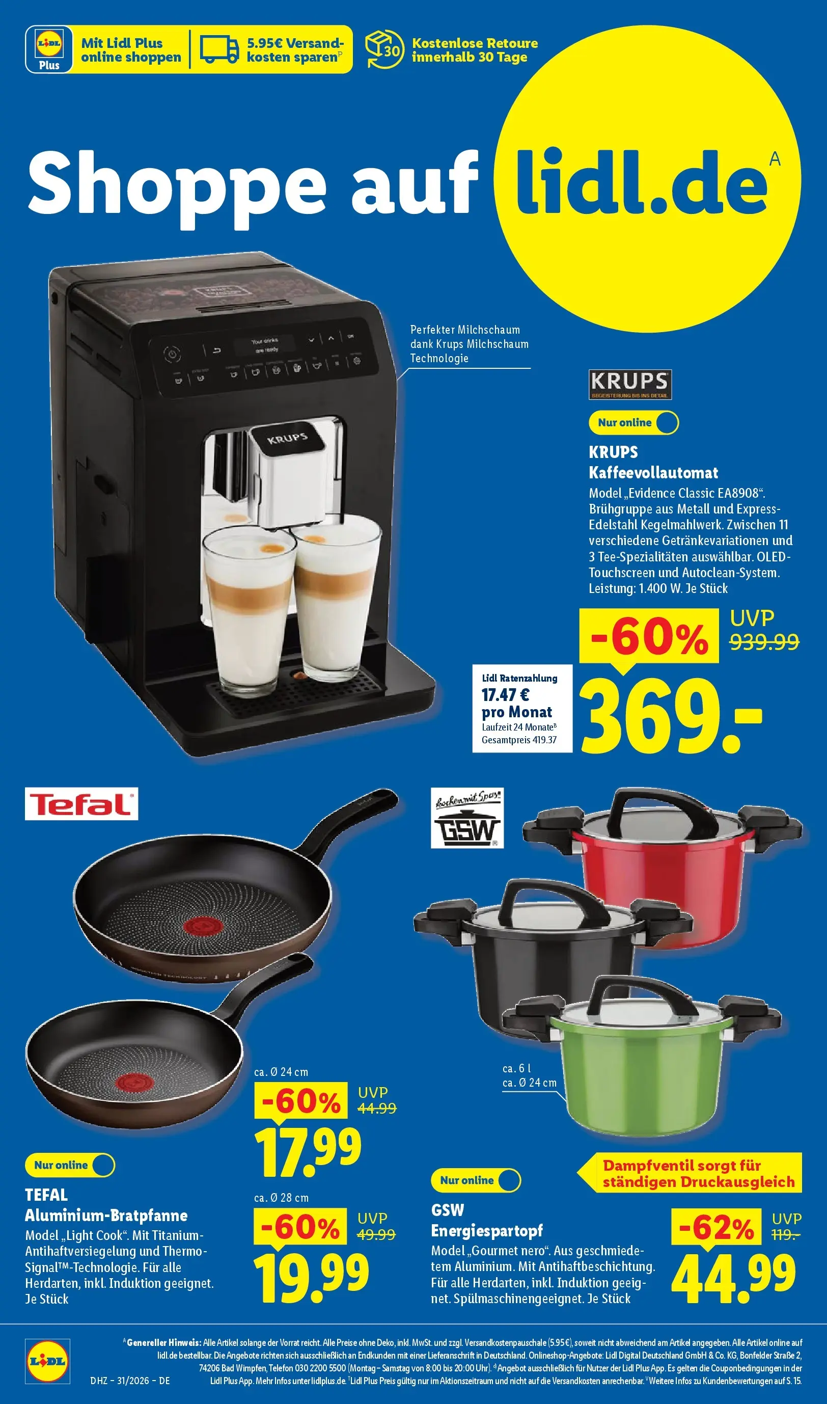 Lidl Prospekt Einbeck (ab 27.07.2026) ยป Angebote online | Seite: 8 | Produkte: Krups, Bad, Kaffeevollautomat, Telefon Lidl Prospekt Einbeck (ab 27.07.2026) zum Blรคttern ยป Angebote | Seite: 8 | Produkte: Krups, Bad, Kaffeevollautomat, Telefon
