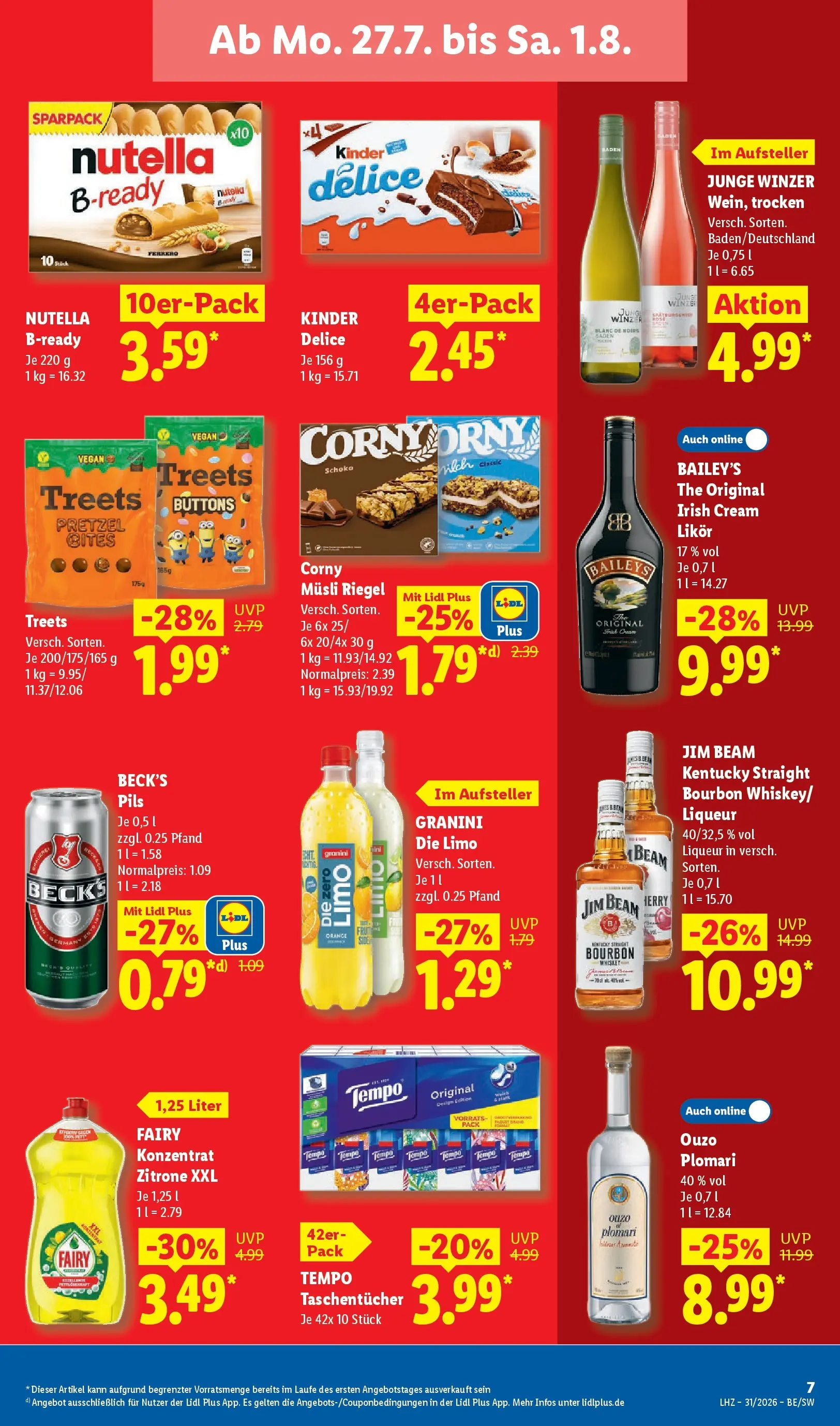 Lidl Prospekt Mahlow (ab 27.07.2026) ยป Angebote online | Seite: 17 | Produkte: Zitrone, Granini, Whiskey, Ouzo plomari Lidl Prospekt Mahlow (ab 27.07.2026) zum Blรคttern ยป Angebote | Seite: 17 | Produkte: Zitrone, Granini, Whiskey, Ouzo plomari