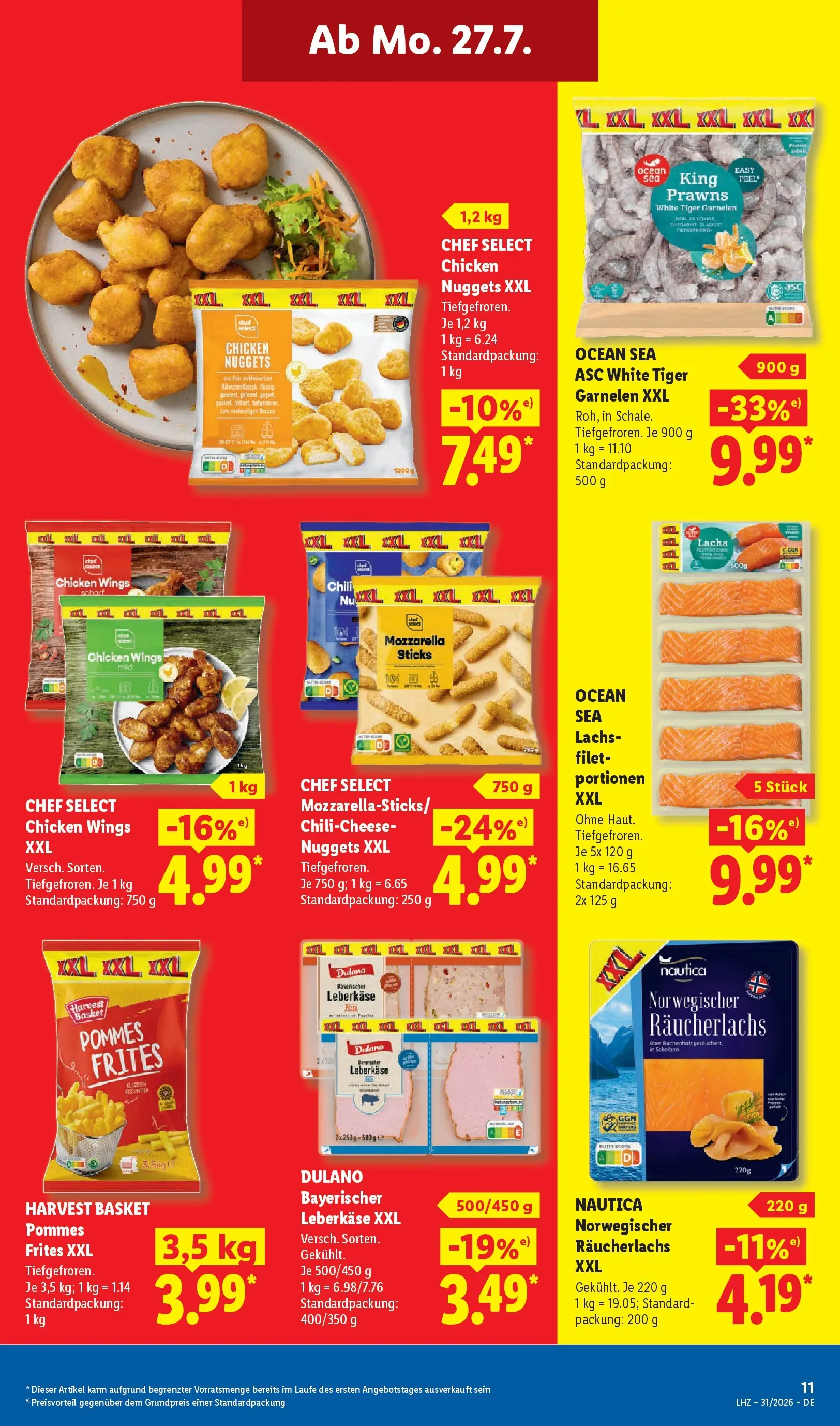 Lidl Prospekt Einbeck (ab 27.07.2026) ยป Angebote online | Seite: 21 | Produkte: Mozzarella, Garnelen, Rรคucherlachs, Chili Lidl Prospekt Einbeck (ab 27.07.2026) zum Blรคttern ยป Angebote | Seite: 21 | Produkte: Mozzarella, Garnelen, Rรคucherlachs, Chili