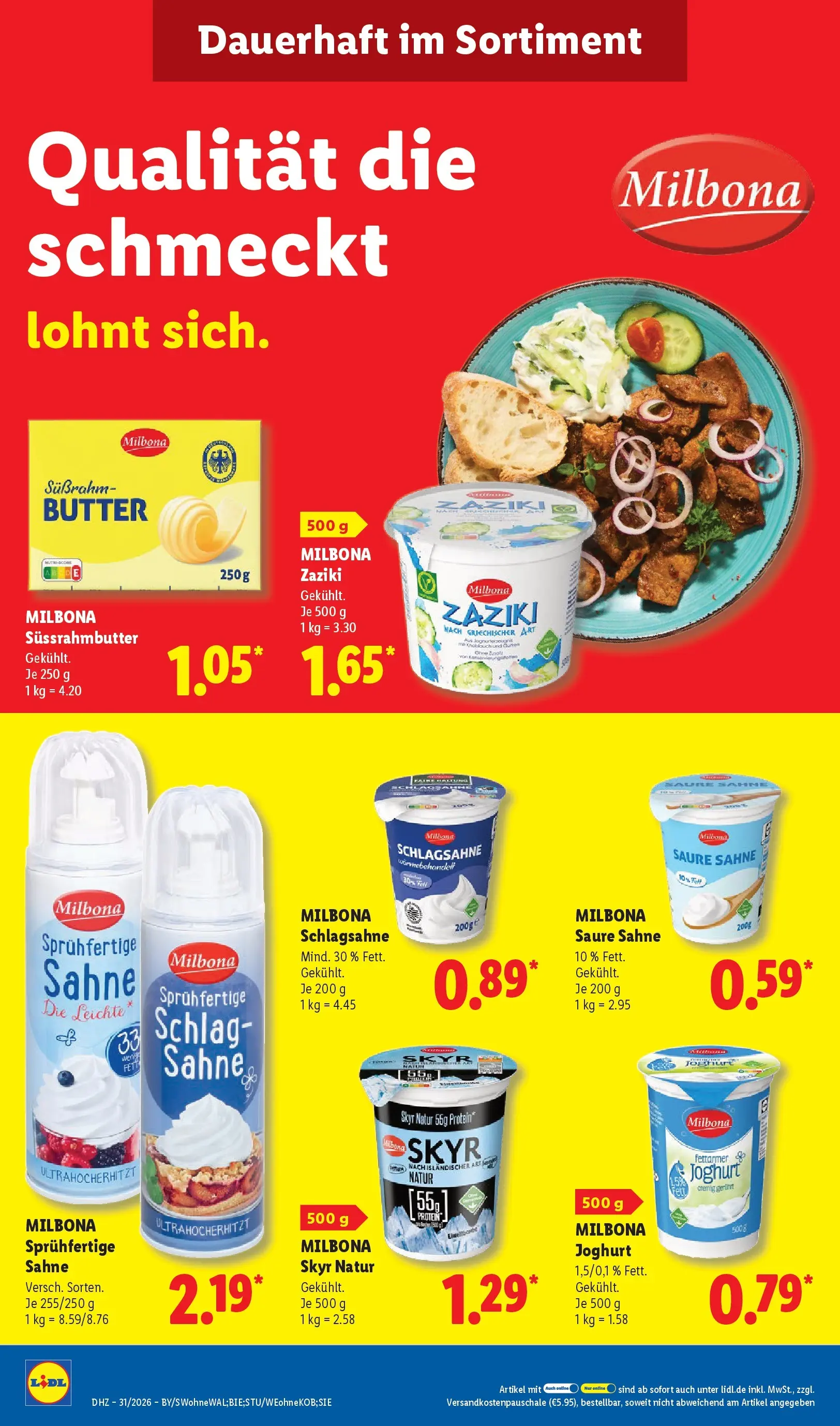 Lidl Prospekt Einbeck (ab 27.07.2026) ยป Angebote online | Seite: 24 | Produkte: Schlagsahne, Joghurt, Skyr, Sahne Lidl Prospekt Einbeck (ab 27.07.2026) zum Blรคttern ยป Angebote | Seite: 24 | Produkte: Schlagsahne, Joghurt, Skyr, Sahne
