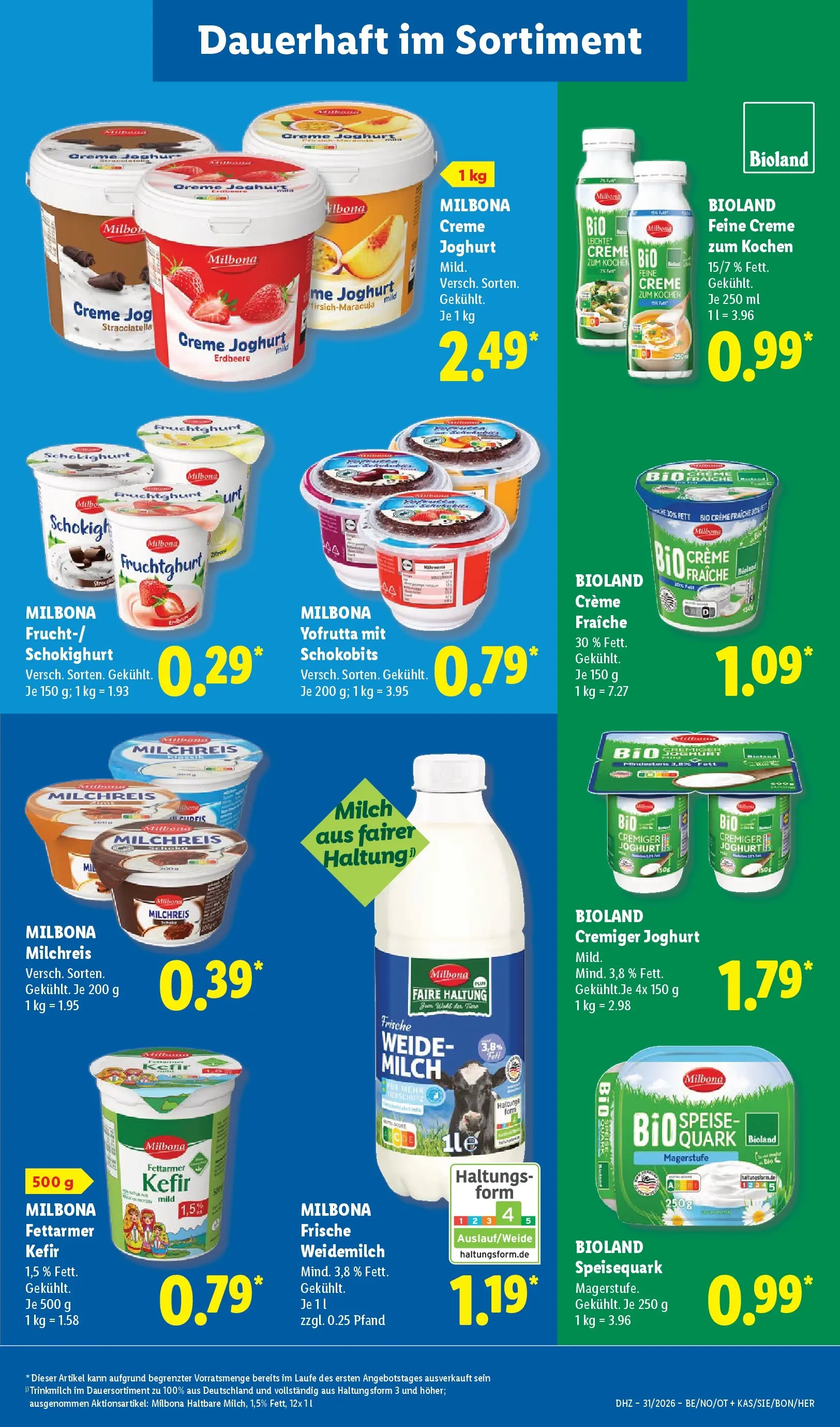 Lidl Prospekt Einbeck (ab 27.07.2026) ยป Angebote online | Seite: 25 | Produkte: Kefir, Milch, Joghurt, Creme Lidl Prospekt Einbeck (ab 27.07.2026) zum Blรคttern ยป Angebote | Seite: 25 | Produkte: Kefir, Milch, Joghurt, Creme