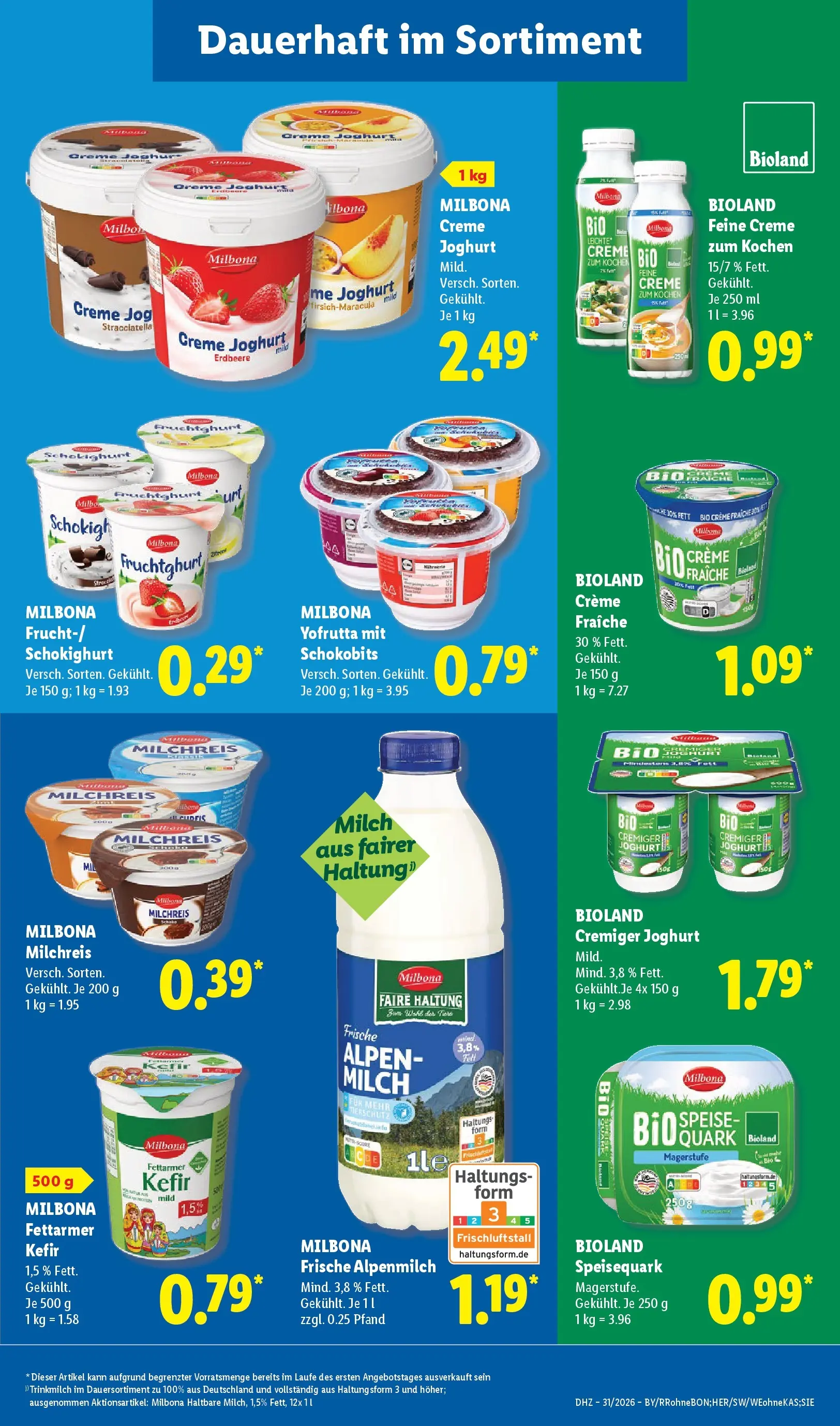 Lidl Prospekt Hof-innenstadt (ab 27.07.2026) ยป Angebote online | Seite: 25 | Produkte: Kefir, Quark, Joghurt, Creme Lidl Prospekt Hof-innenstadt (ab 27.07.2026) zum Blรคttern ยป Angebote | Seite: 25 | Produkte: Kefir, Quark, Joghurt, Creme