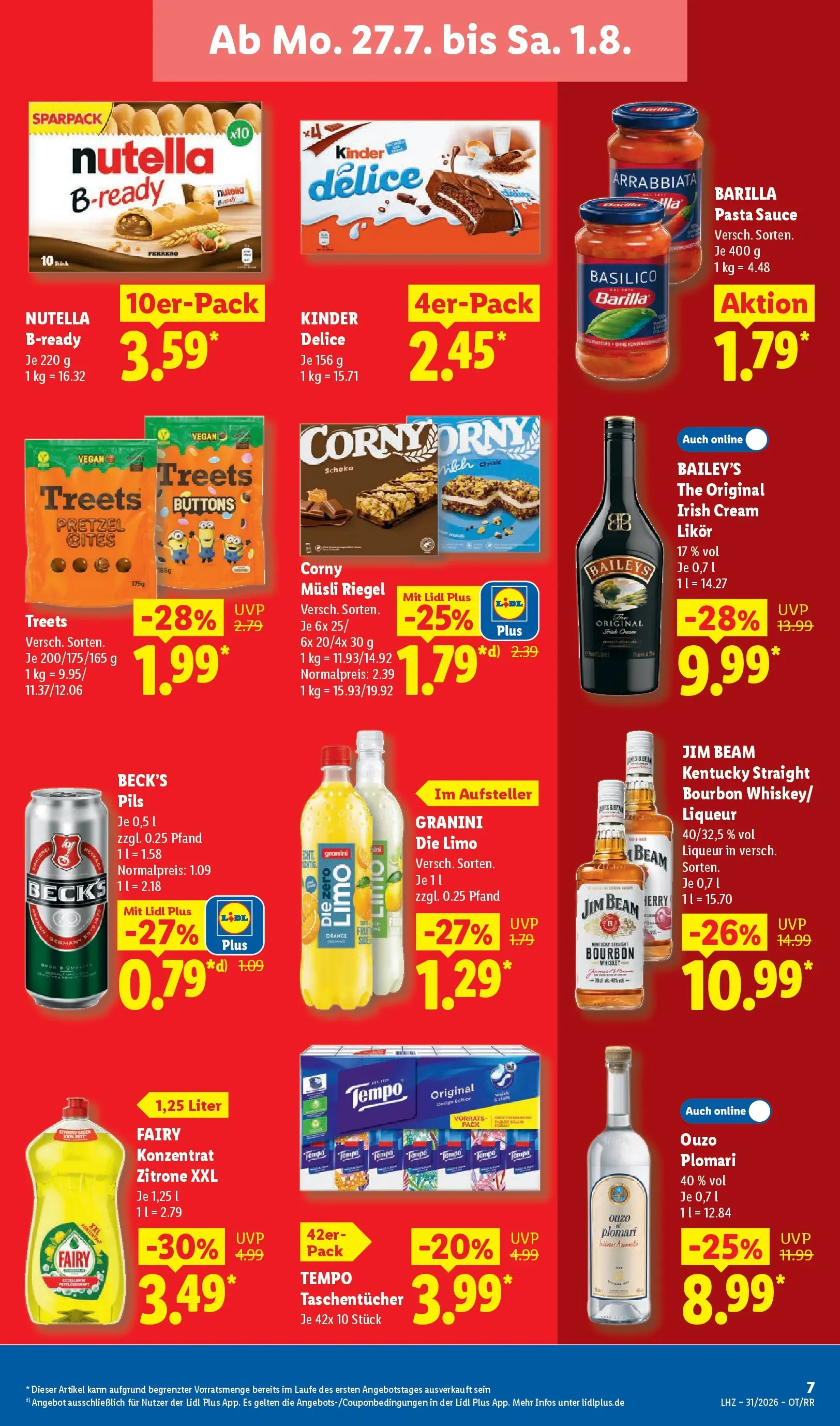 Lidl Prospekt Gelsenkirchen (ab 27.07.2026) ยป Angebote online | Seite: 17 | Produkte: Ouzo, Pils, Bourbon, Whiskey Lidl Prospekt Gelsenkirchen (ab 27.07.2026) zum Blรคttern ยป Angebote | Seite: 17 | Produkte: Ouzo, Pils, Bourbon, Whiskey