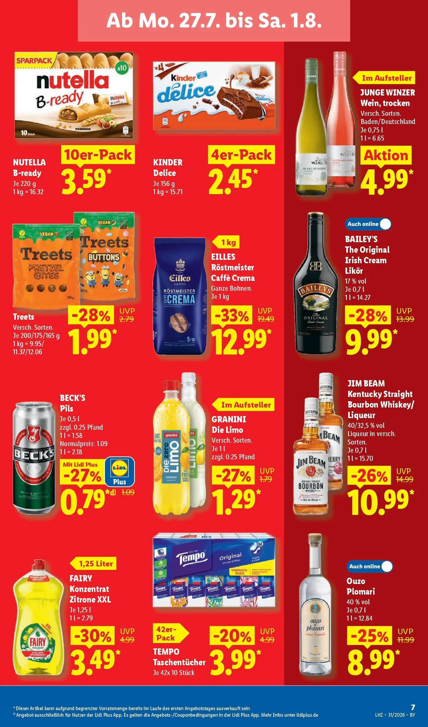 Lidl Prospekt Hof-innenstadt (ab 27.07.2026) ยป Angebote online | Seite: 17 | Produkte: Kaffee, Nutella, Zitrone, Granini Lidl Prospekt Hof-innenstadt (ab 27.07.2026) zum Blรคttern ยป Angebote | Seite: 17 | Produkte: Kaffee, Nutella, Zitrone, Granini