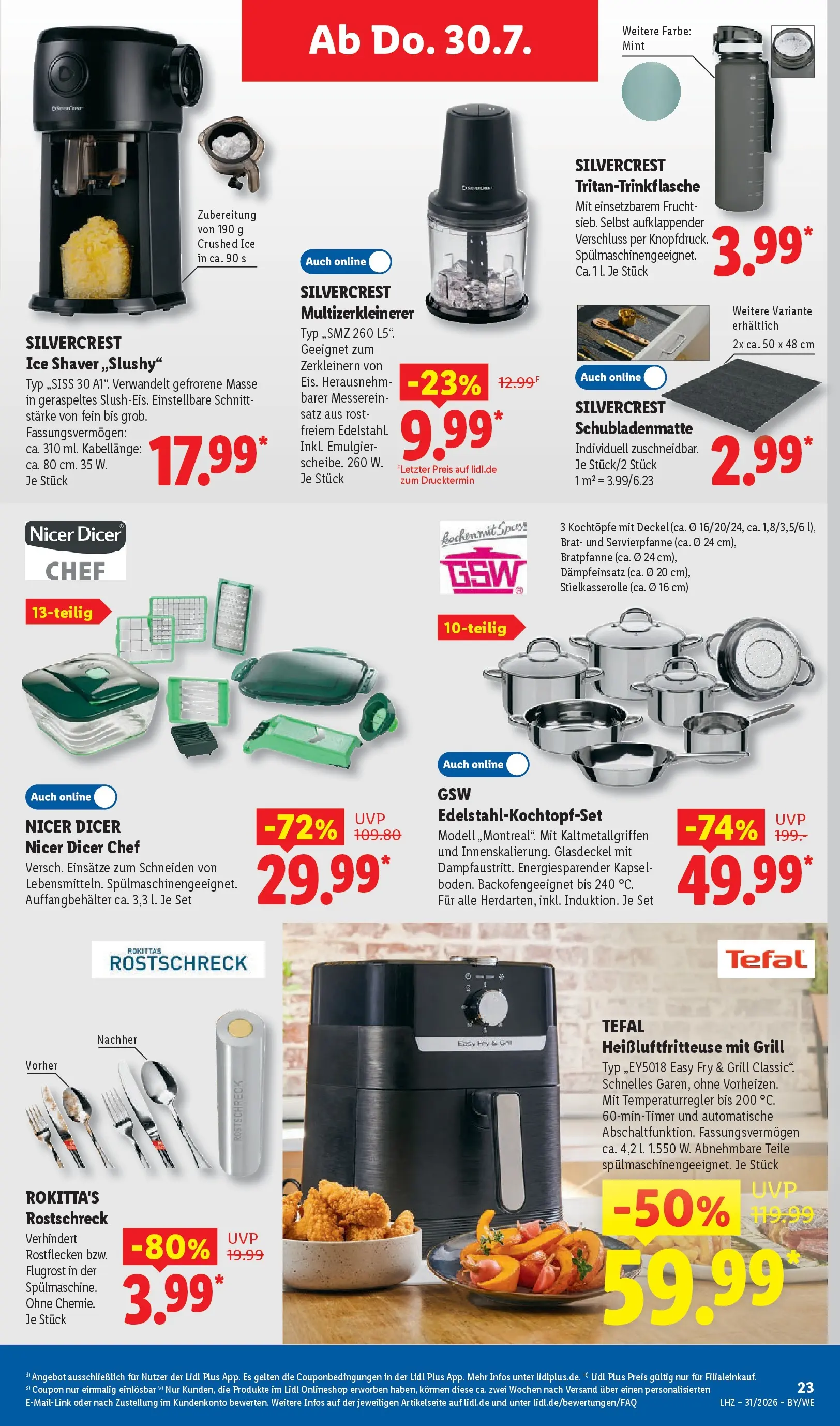 Lidl Prospekt Einbeck (ab 27.07.2026) ยป Angebote online | Seite: 39 | Produkte: Grill, Heiรluftfritteuse Lidl Prospekt Einbeck (ab 27.07.2026) zum Blรคttern ยป Angebote | Seite: 39 | Produkte: Grill, Heiรluftfritteuse
