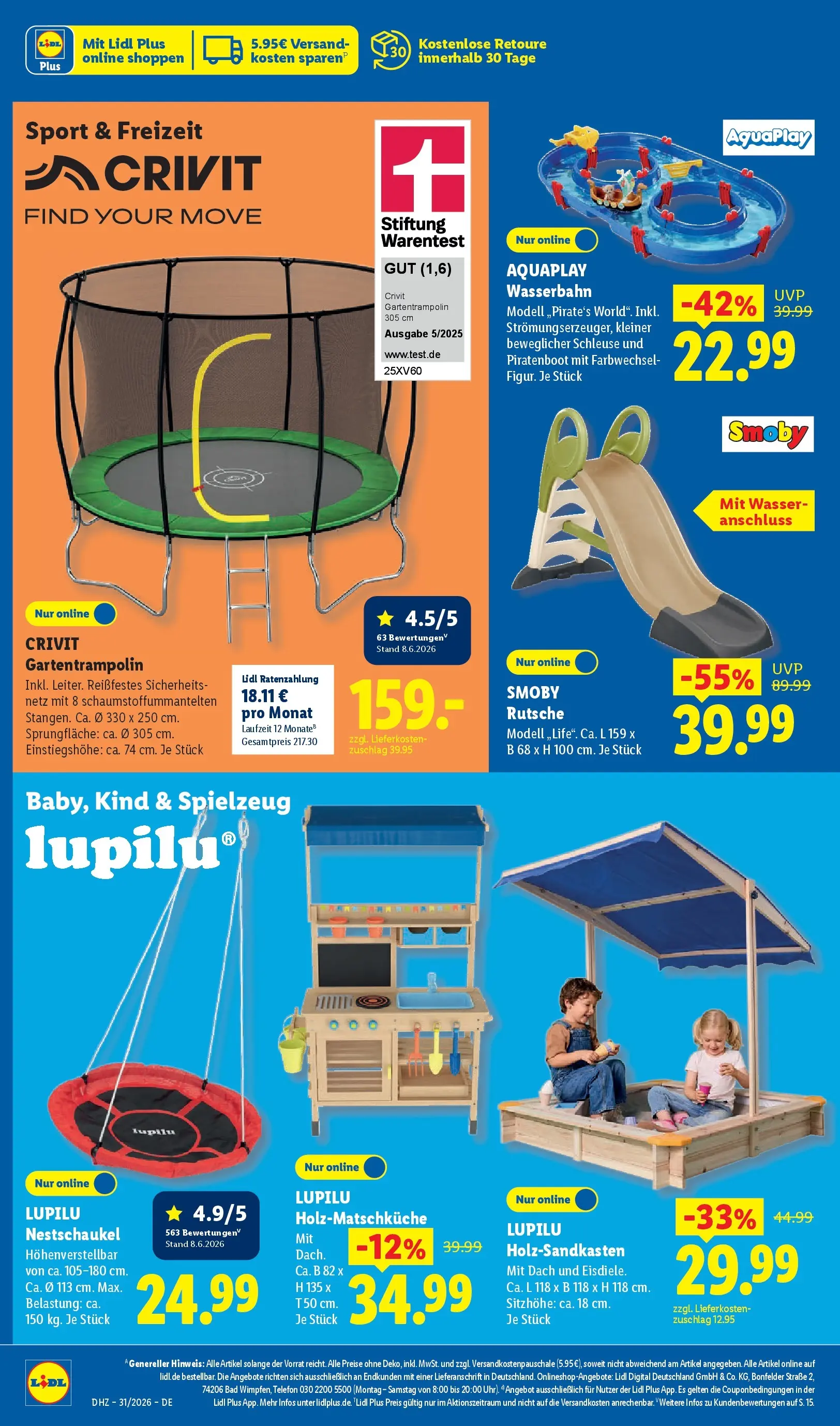 Lidl Prospekt Einbeck (ab 27.07.2026) ยป Angebote online | Seite: 52 | Produkte: Bad, Trampoline, Wasser, Telefon Lidl Prospekt Einbeck (ab 27.07.2026) zum Blรคttern ยป Angebote | Seite: 52 | Produkte: Bad, Trampoline, Wasser, Telefon