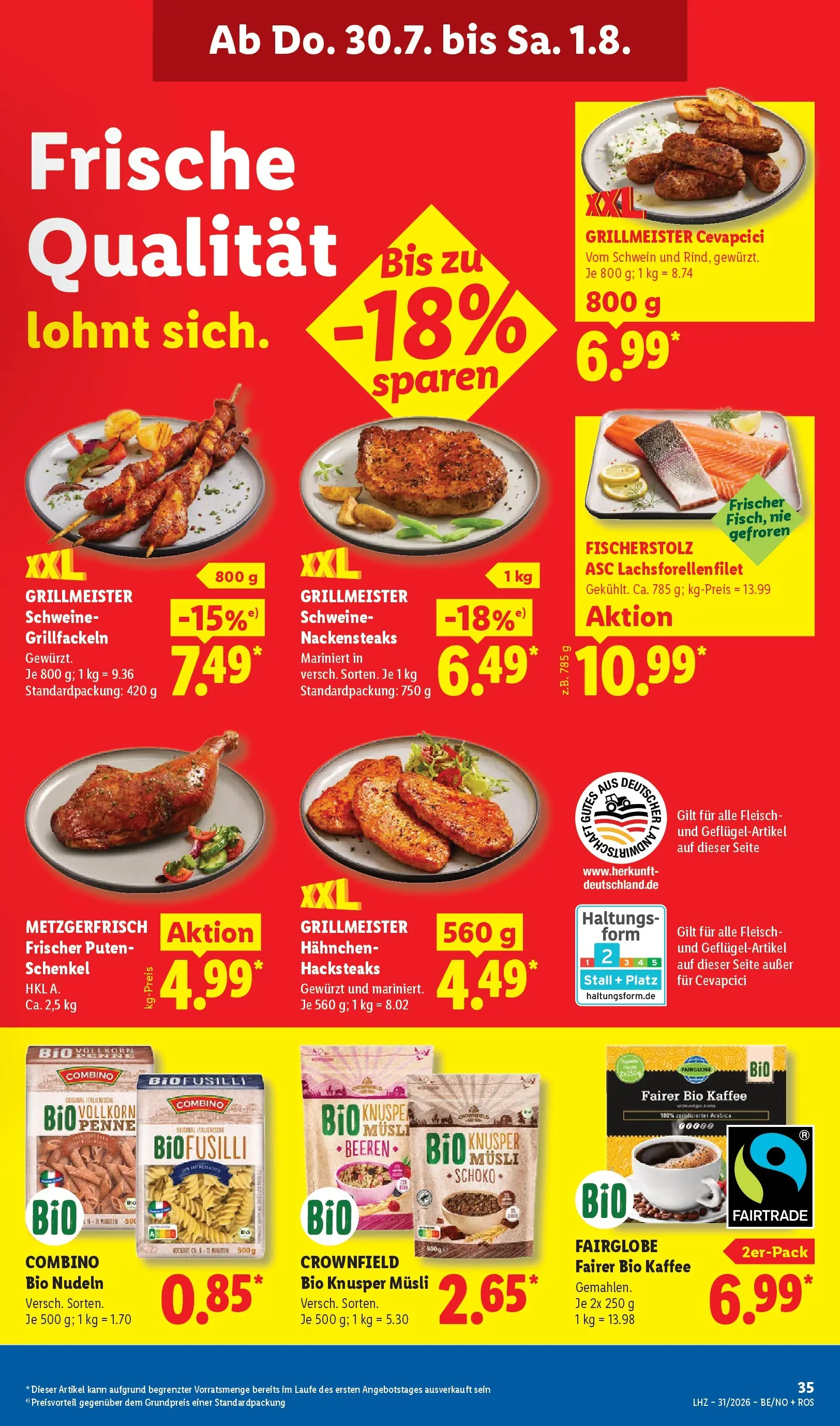 Lidl Prospekt Malchow (ab 27.07.2026) ยป Angebote online | Seite: 55 | Produkte: Cevapcici, Burger, Nudeln, Fleisch Lidl Prospekt Malchow (ab 27.07.2026) zum Blรคttern ยป Angebote | Seite: 55 | Produkte: Cevapcici, Burger, Nudeln, Fleisch